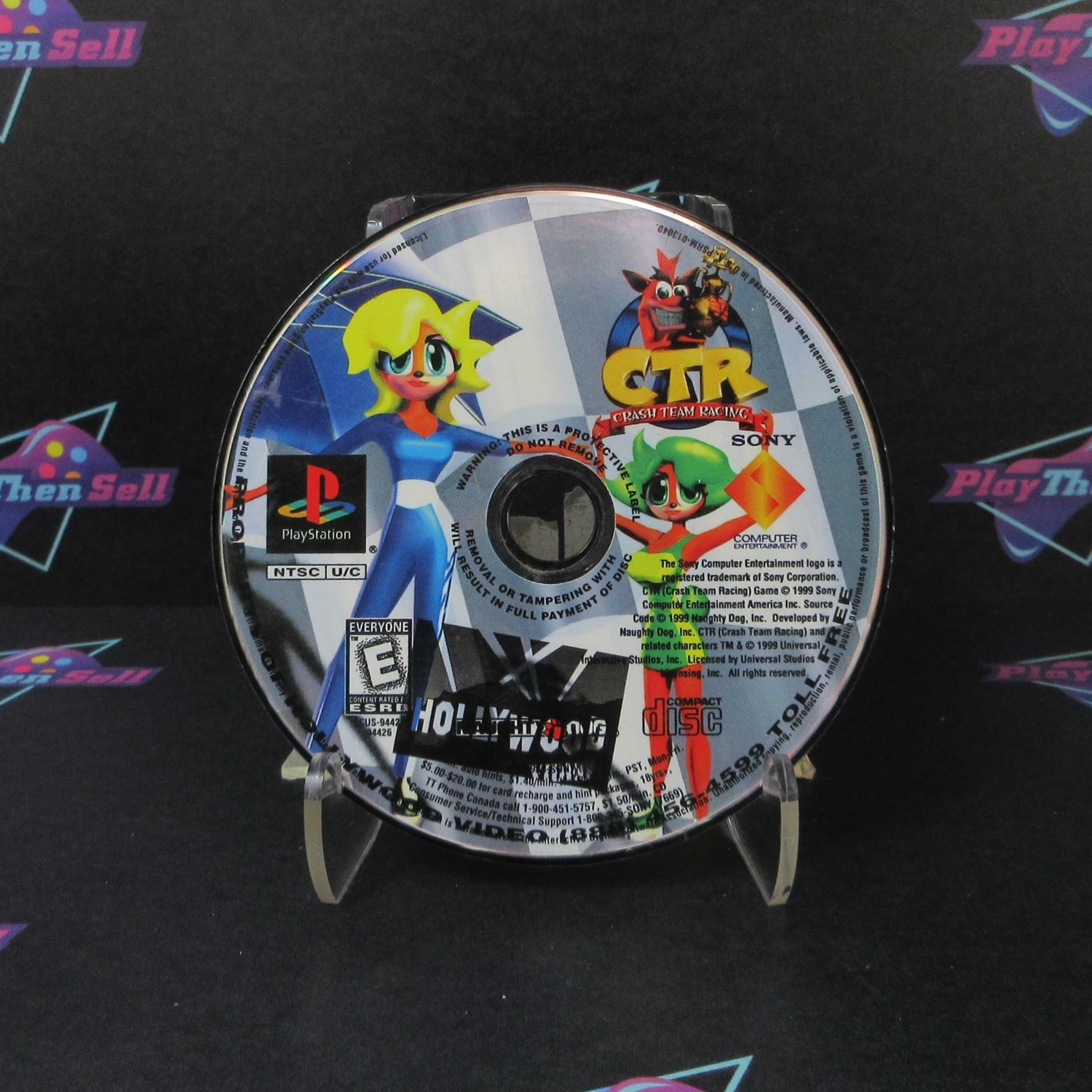 CTR Crash Team Racing PS1 PlayStation 1 Disc Only DD - Very Good