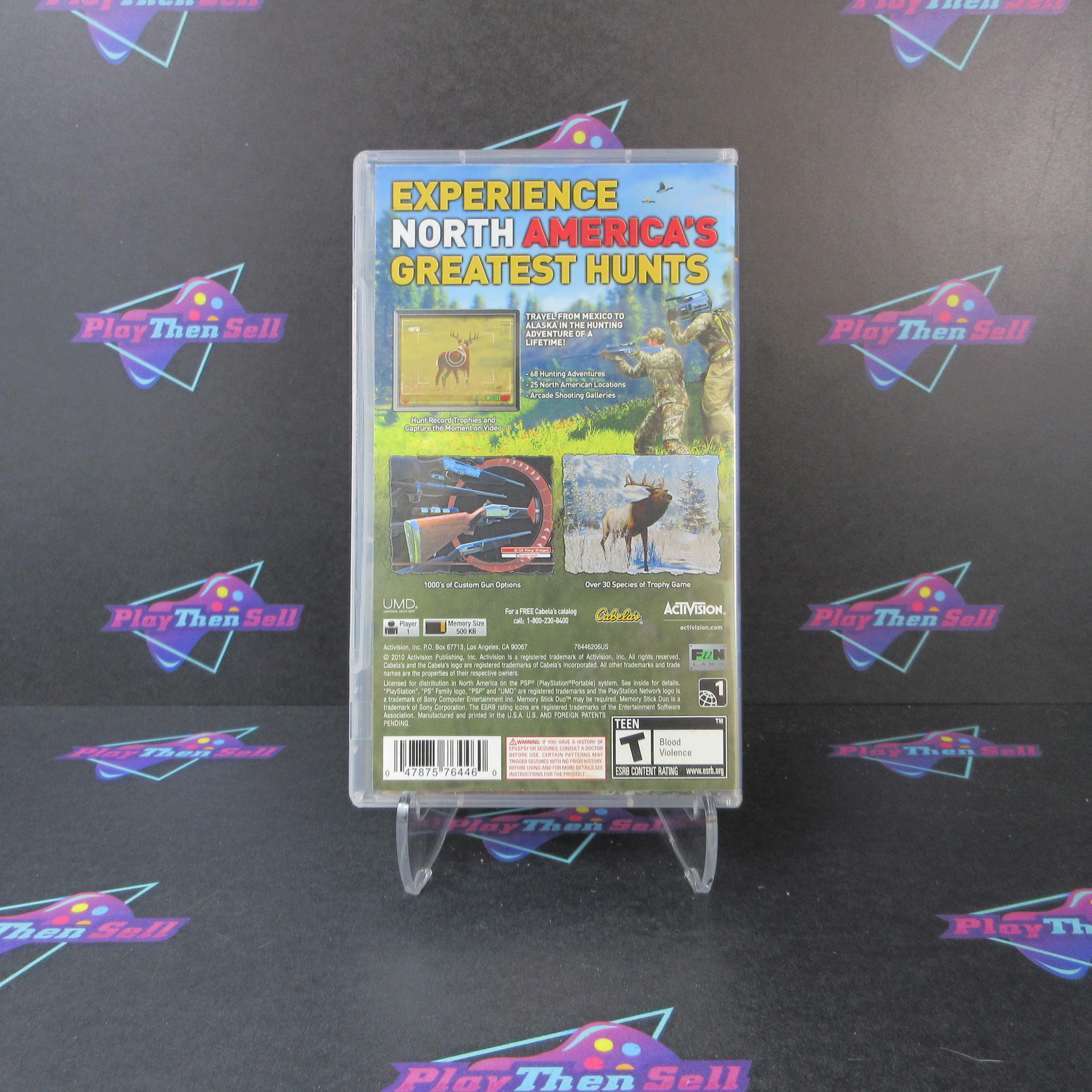 Cabela's North American Adventures Sony PSP Clear UMD - Like New