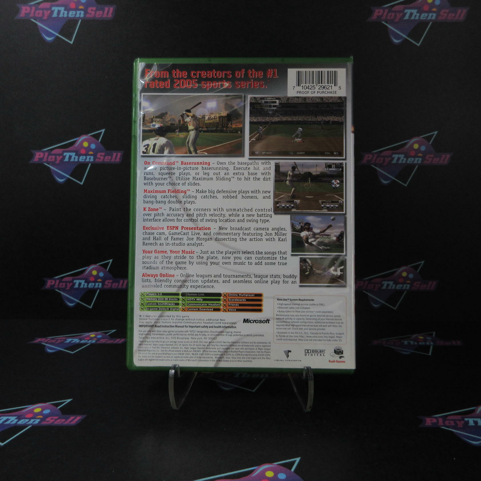 Major League Baseball 2K5 Xbox - Like New