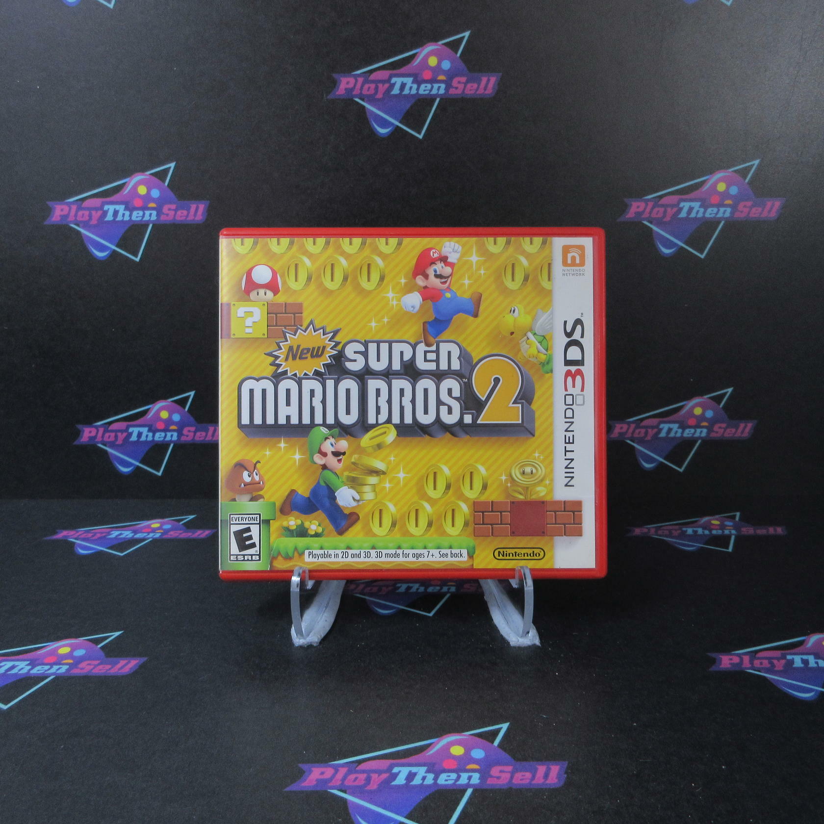 New Super Mario Bros. 2 Nintendo 3DS Red Case - Like New