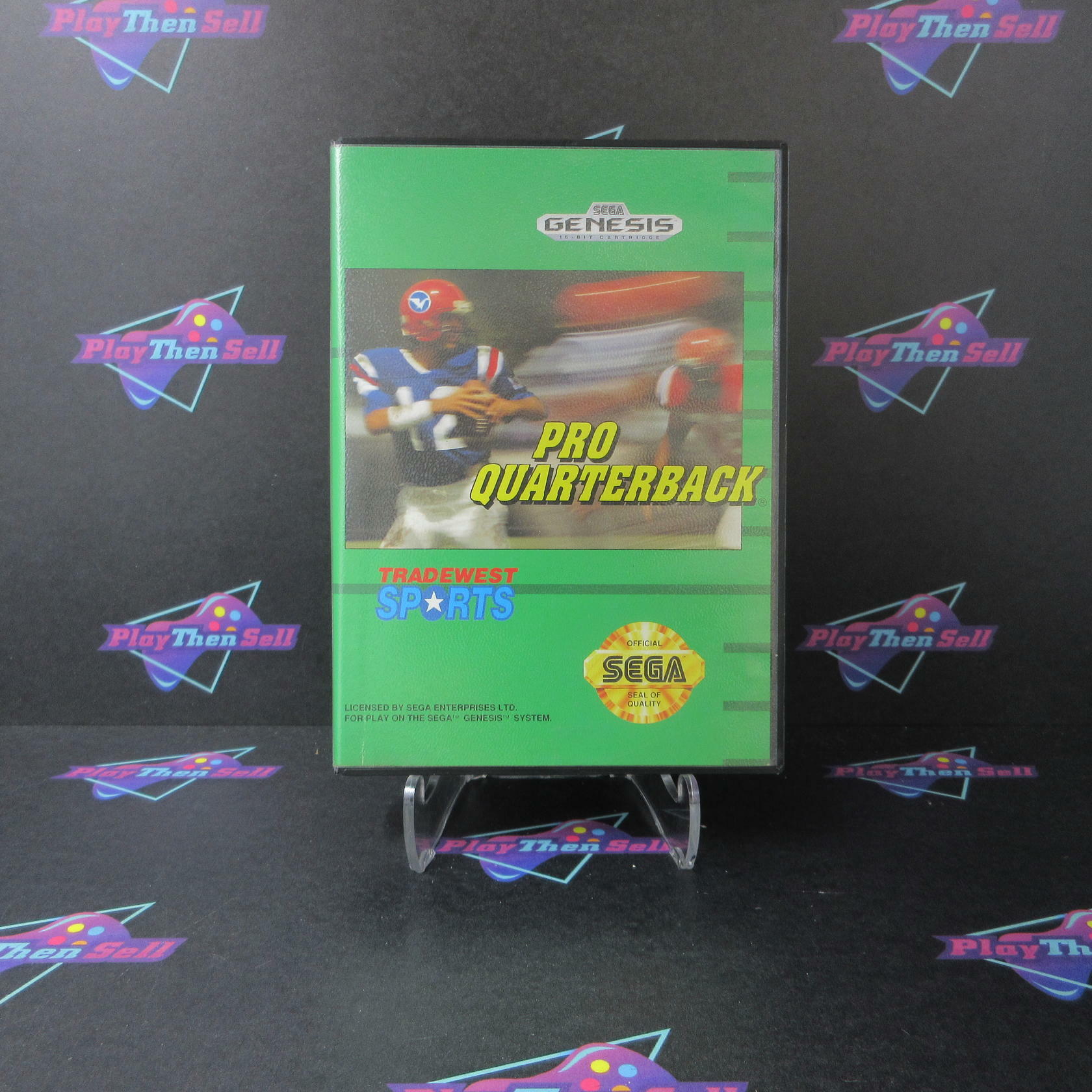 Pro Quarterback Sega Genesis Boxed Complete CIB - Very Good