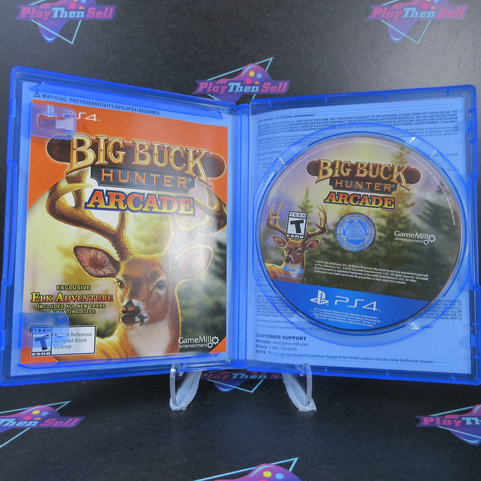 Big Buck Hunter Arcade PS4 PlayStation 4 - Like New