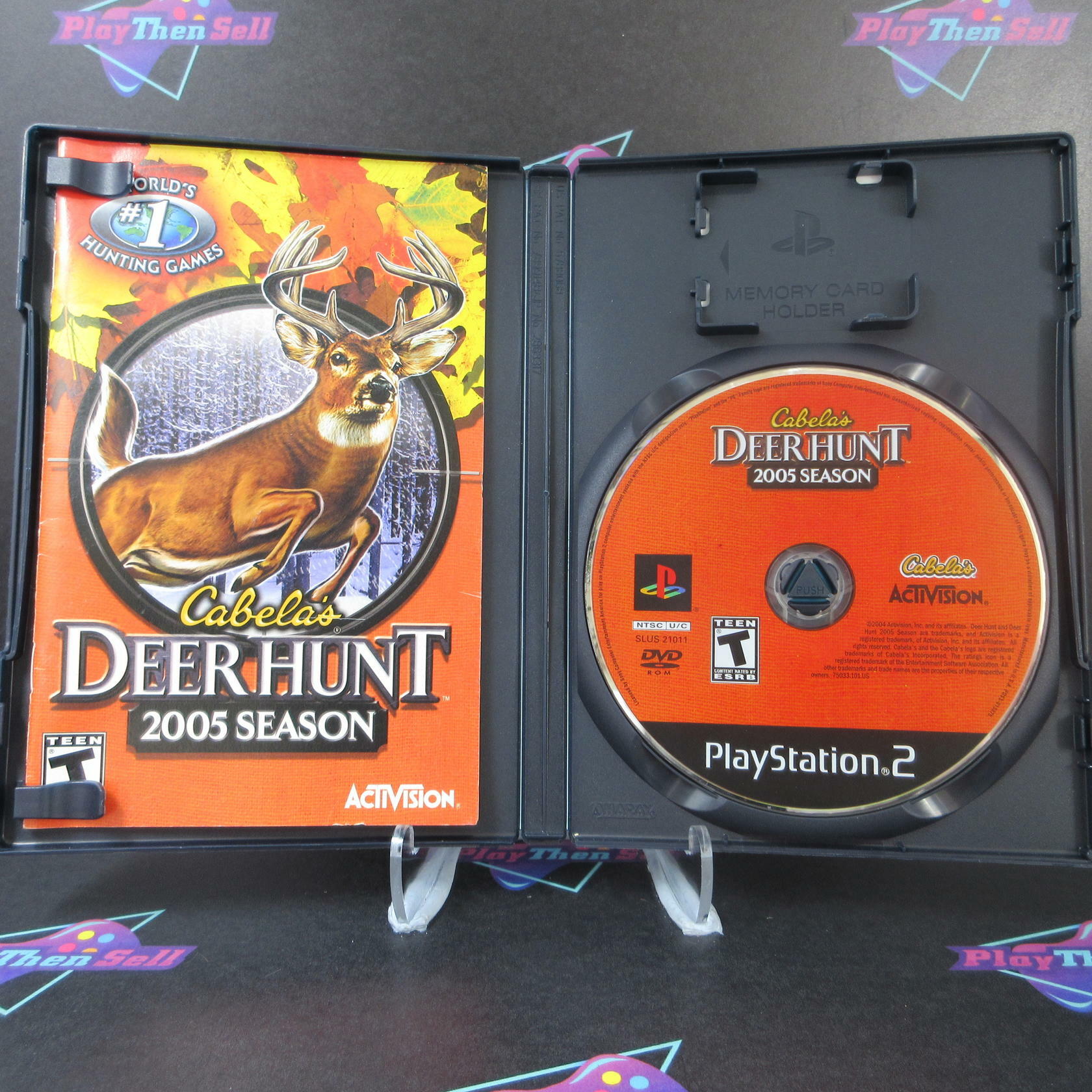 Cabela's Deer Hunt 2005 AD PS2 PlayStation 2 Complete CIB - Very Good