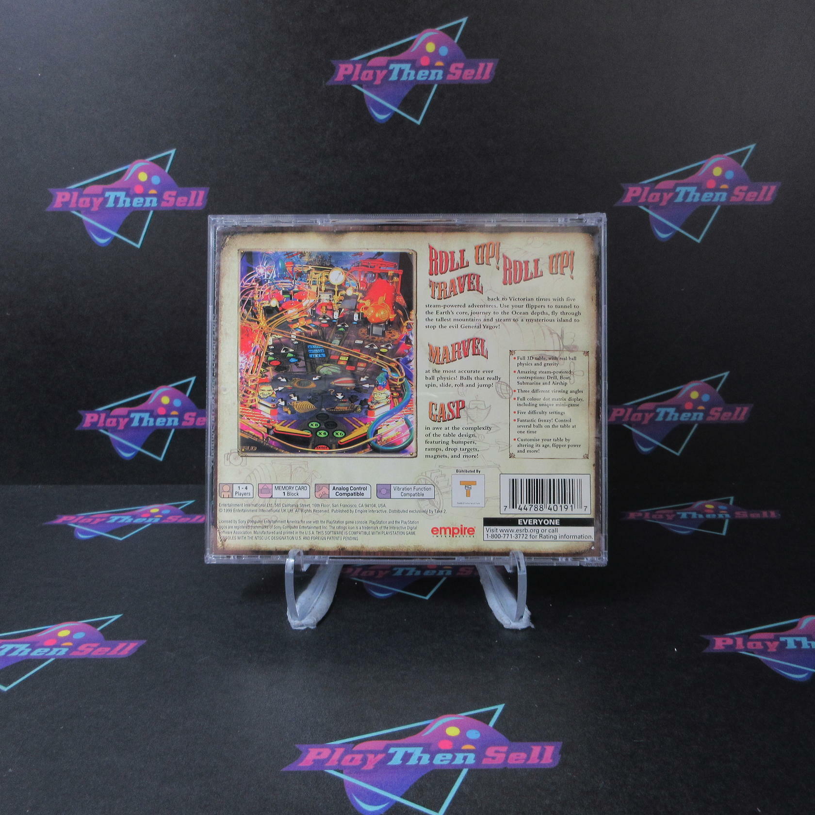Pro Pinball Fantastic Journey PS1 PlayStation 1 AD/MD Complete CIB - Very Good