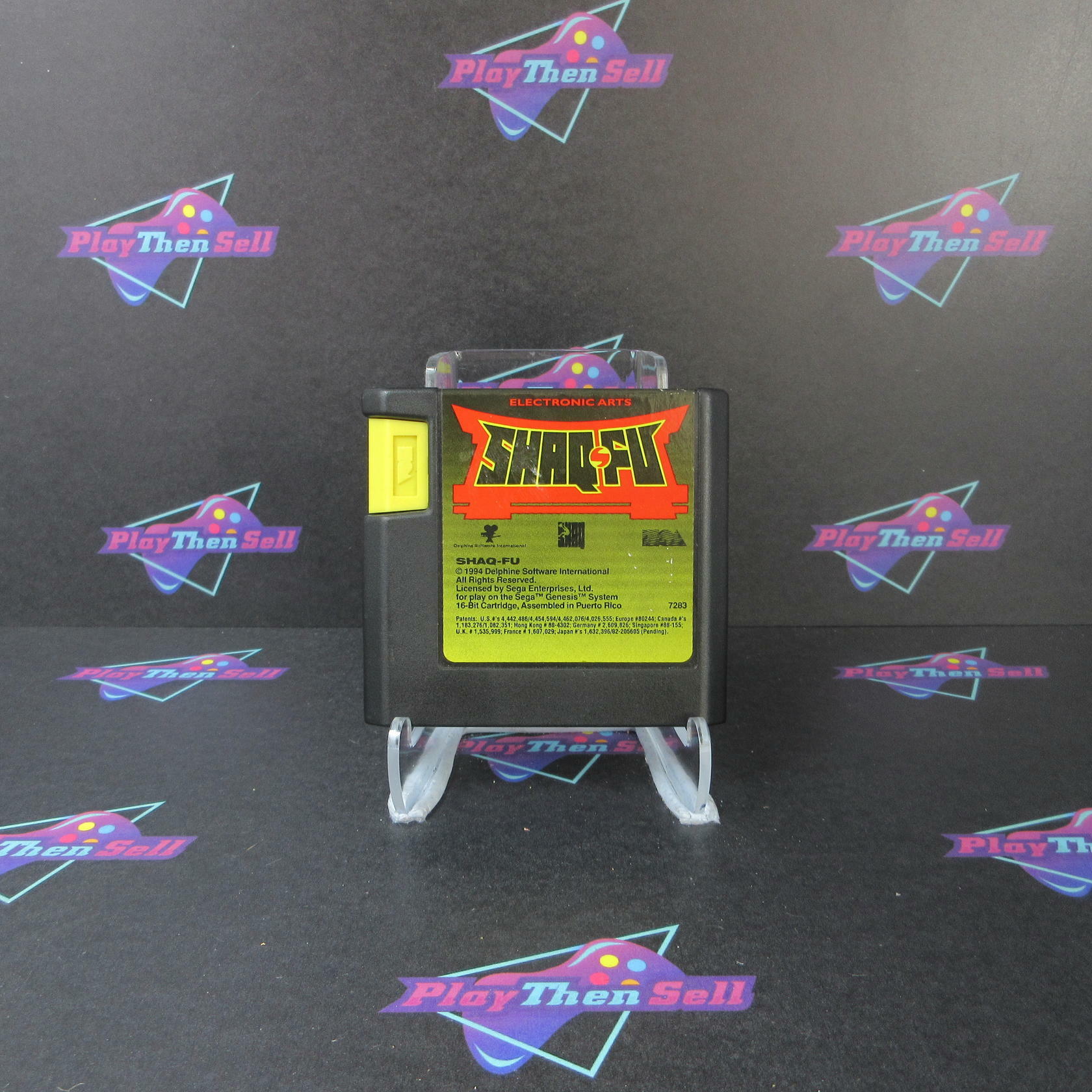 Shaq-Fu Sega Genesis Cartridge Only Authentic / Tested - Very Good