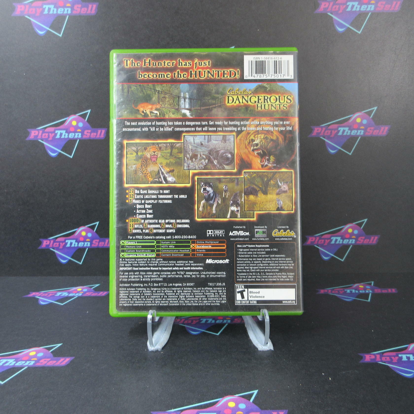 Cabela's Dangerous Hunts - Xbox MD/DD Complete - Very Good