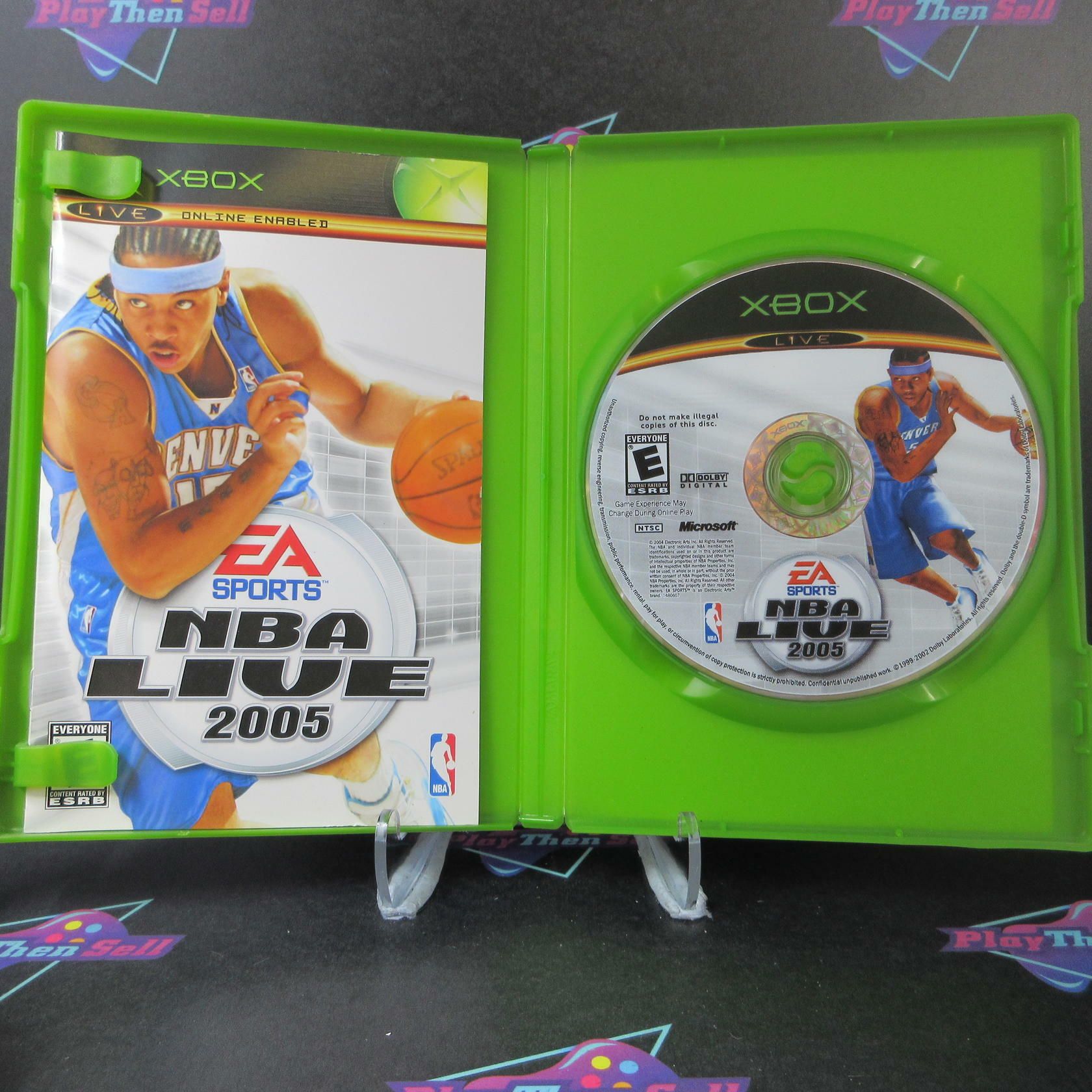 NBA Live 2005 - Xbox AD Complete CIB - Very Good