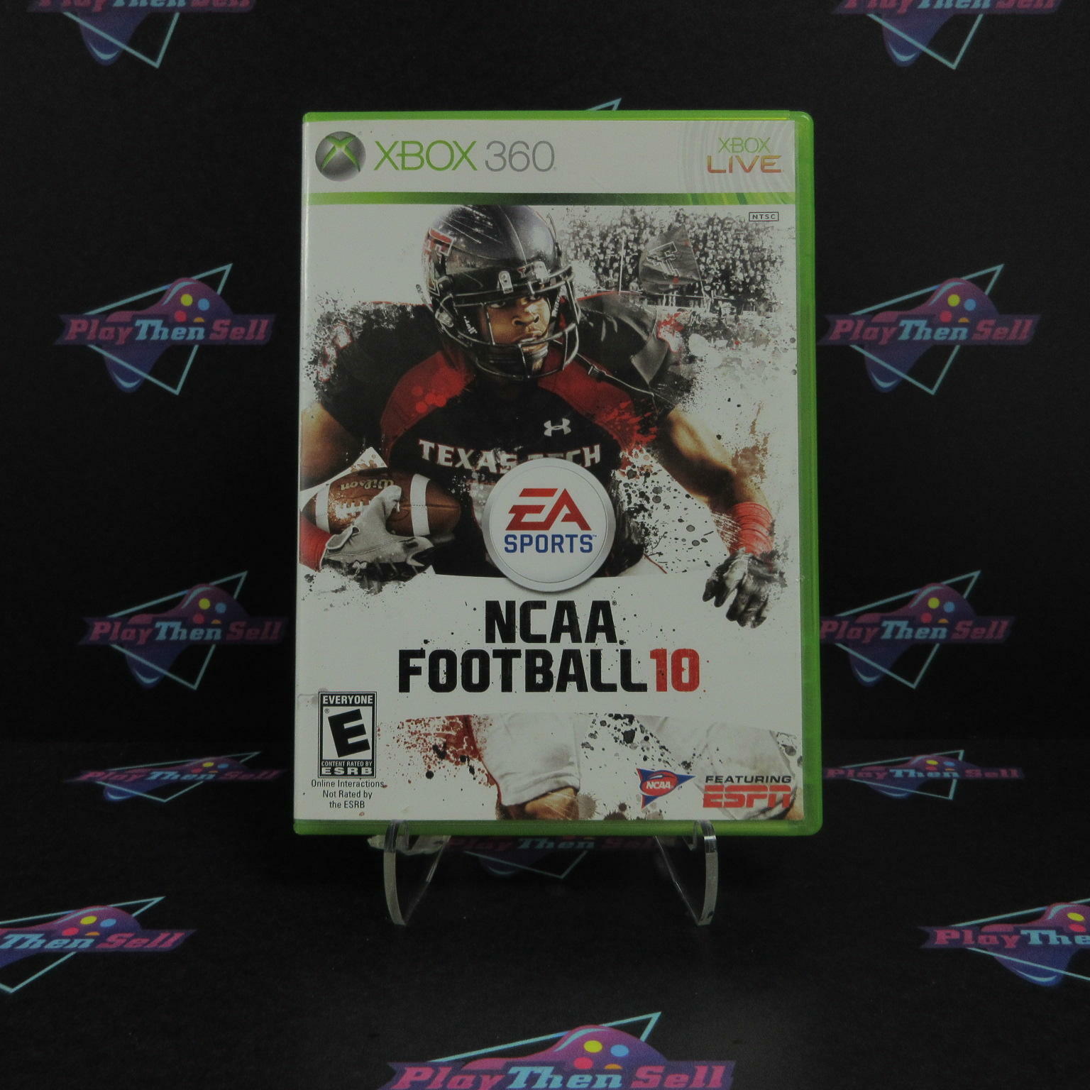NCAA Football 10 Xbox 360 DD Complete CIB - Very Good