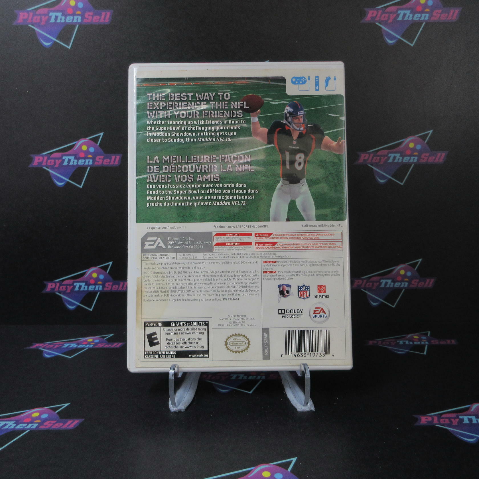 Madden NFL 13 - Nintendo Wii AD/NM - Very Good