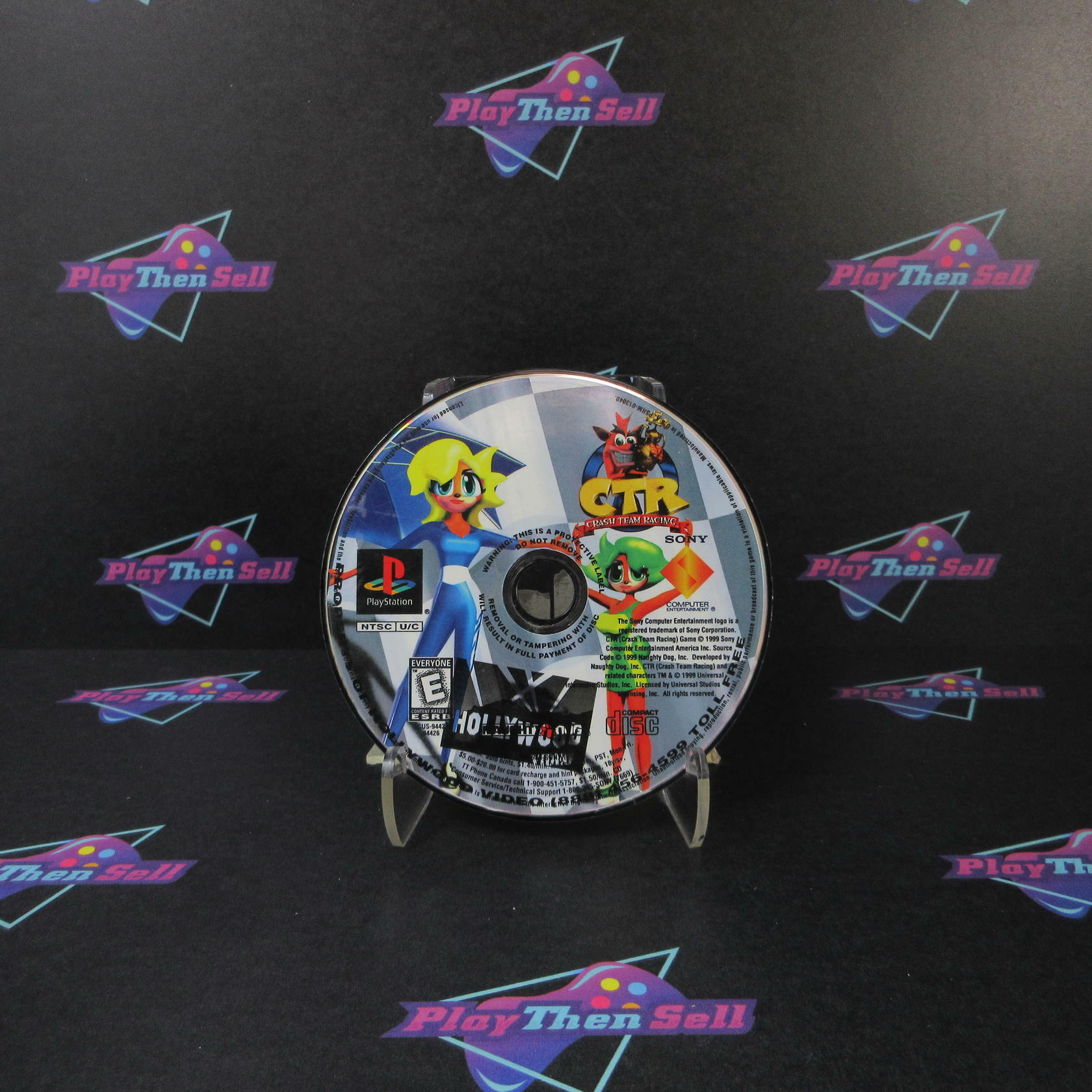 CTR Crash Team Racing PS1 PlayStation 1 Disc Only DD - Very Good