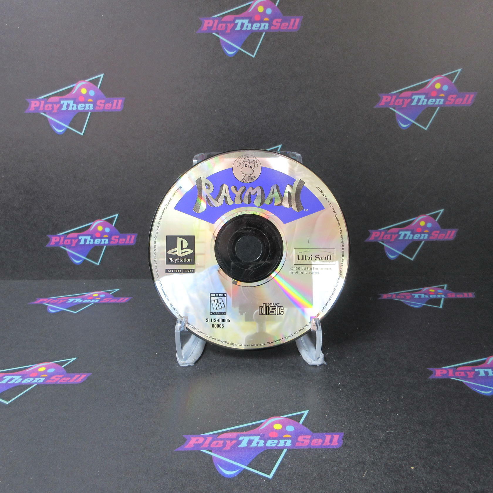 Rayman PS1 Playstation 1 Disc Only - Very Good