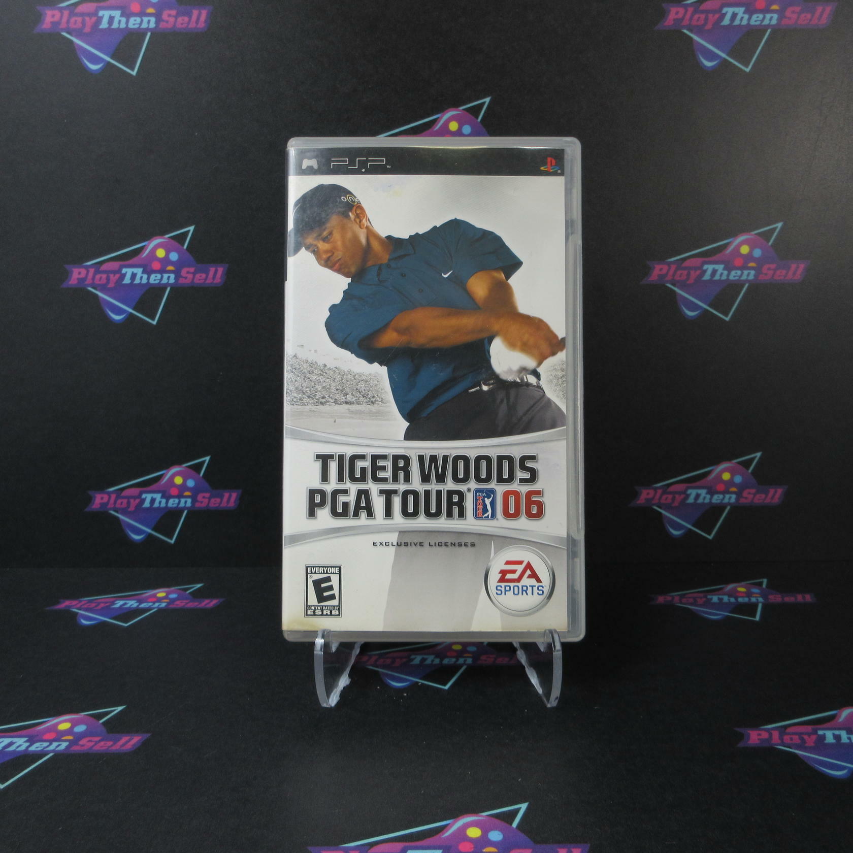 Tiger Woods PGA Tour 2006 Clear UMD Sony PSP AD/NM - Very Good