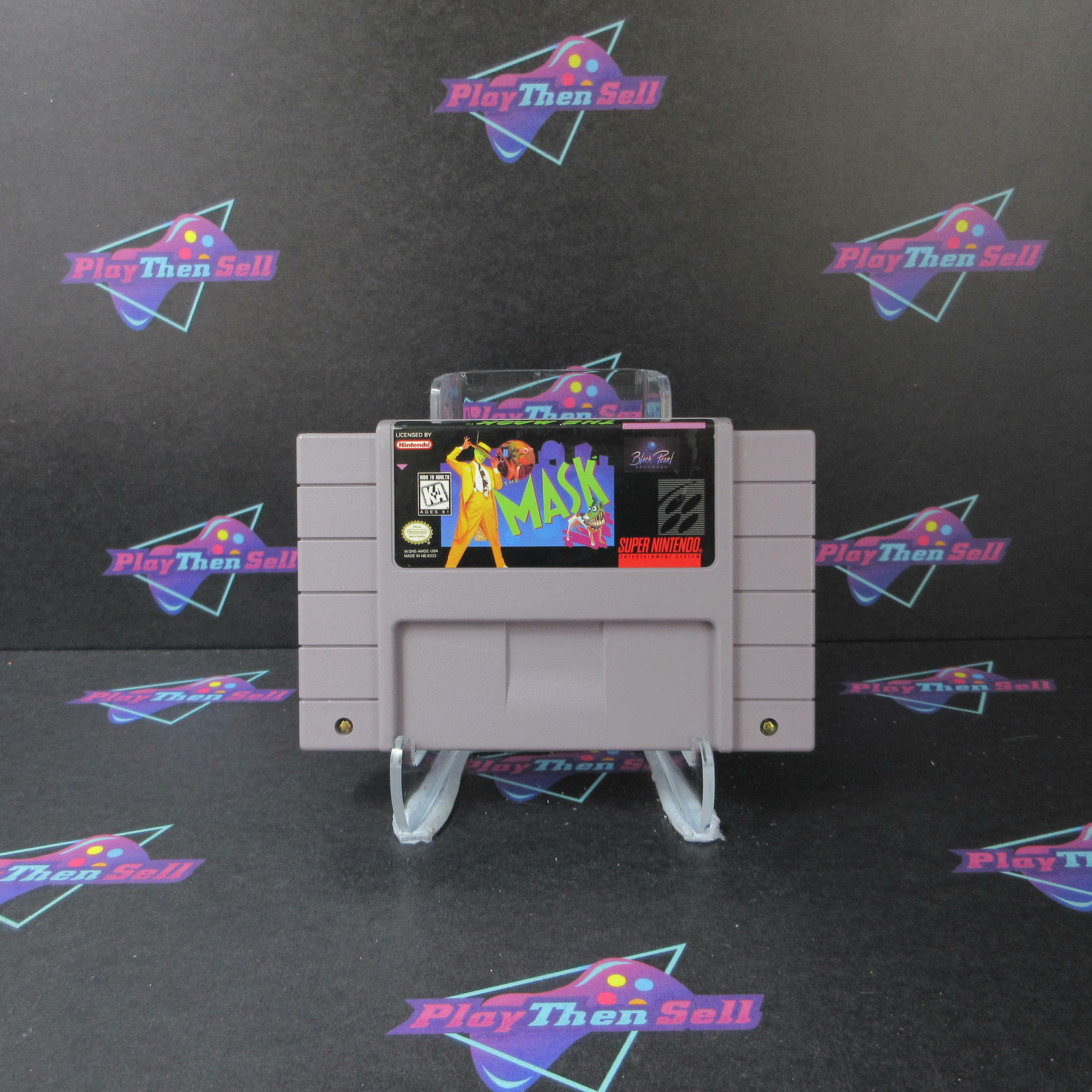 The Mask Nintendo SNES Cartridge Only Authentic / Tested - Very Good