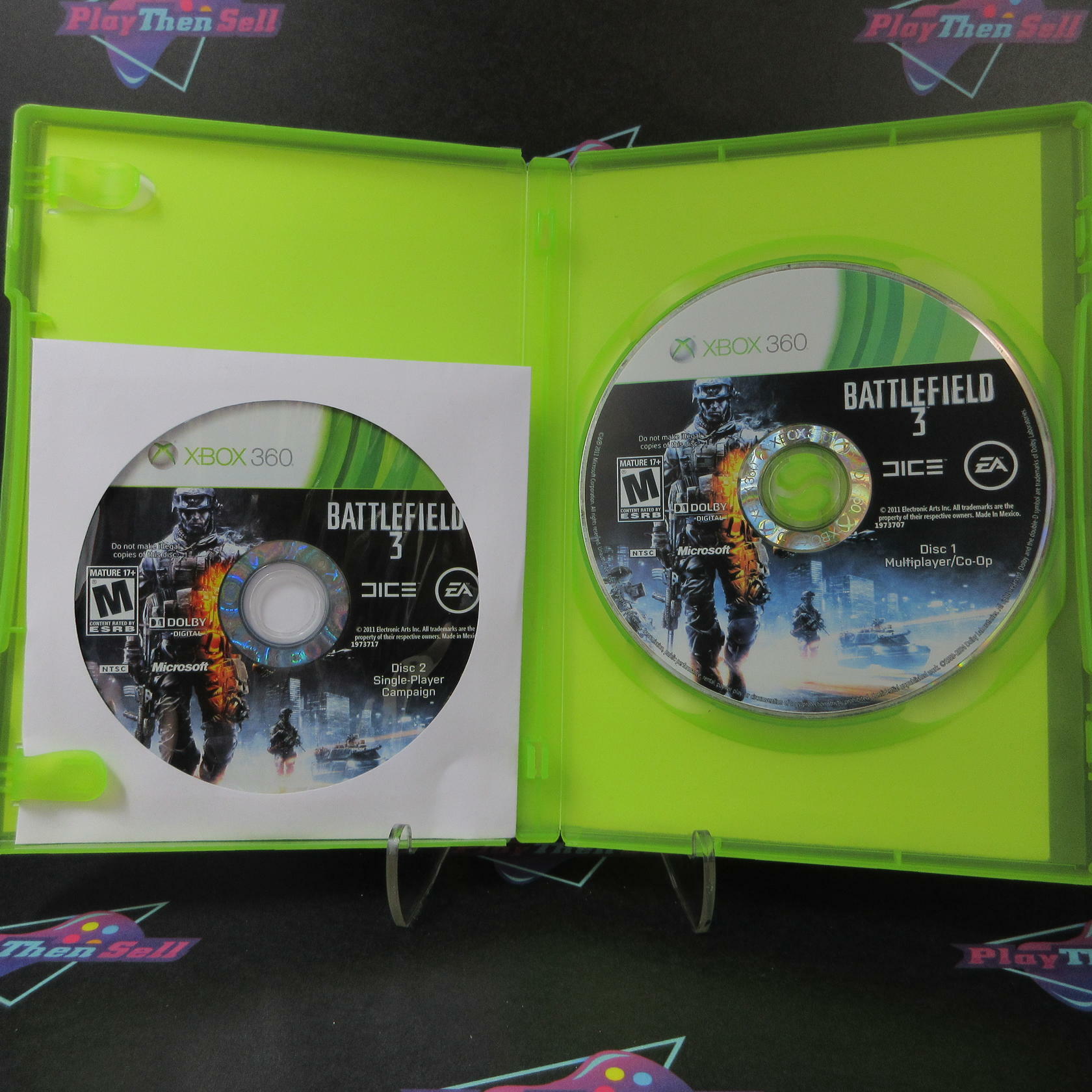 Battlefield 3 Xbox 360 Promotional Art / AD/NM - Very Good