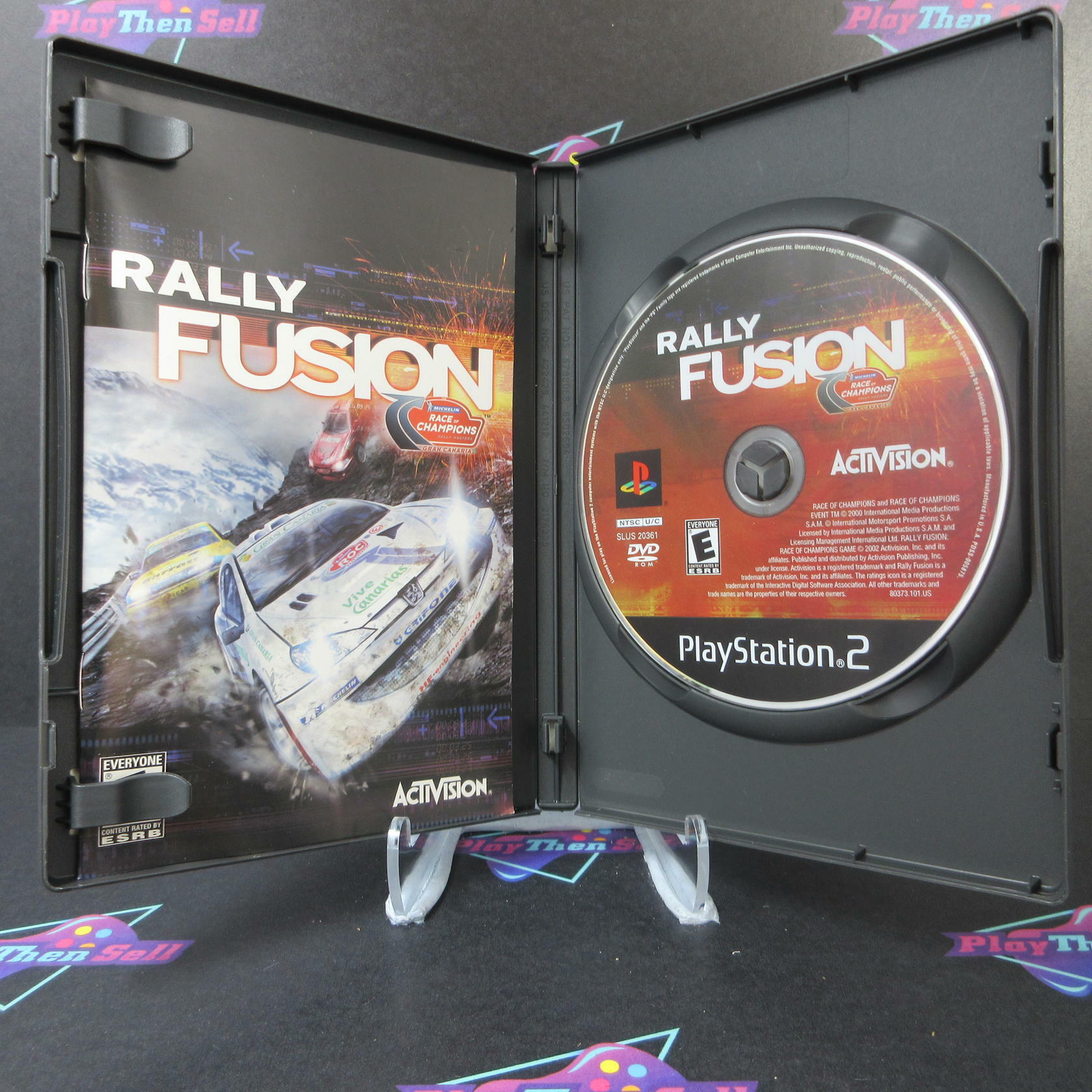 Rally Fusion Race of Champions PS2 PlayStation 2 + Reg Card - Like New