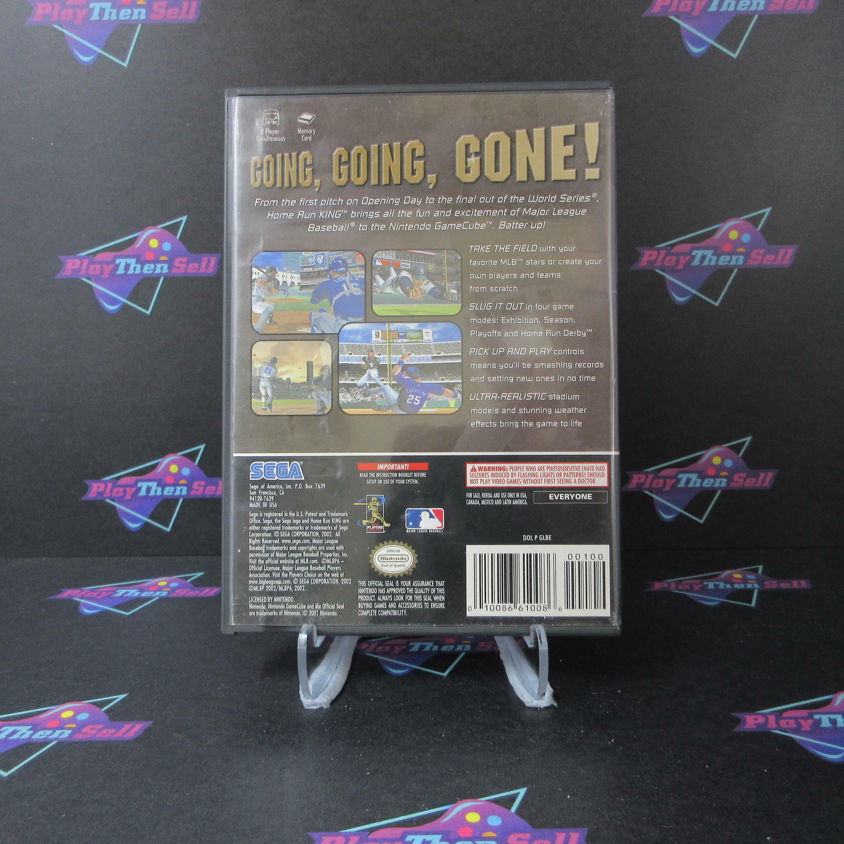 Home Run King Nintendo Gamecube AD/MD Complete CIB - Very Good