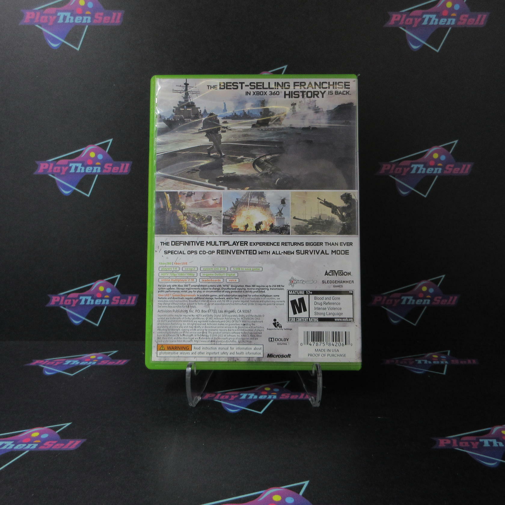 Call of Duty Modern Warfare 3 Xbox 360 MD Complete CIB - Very Good