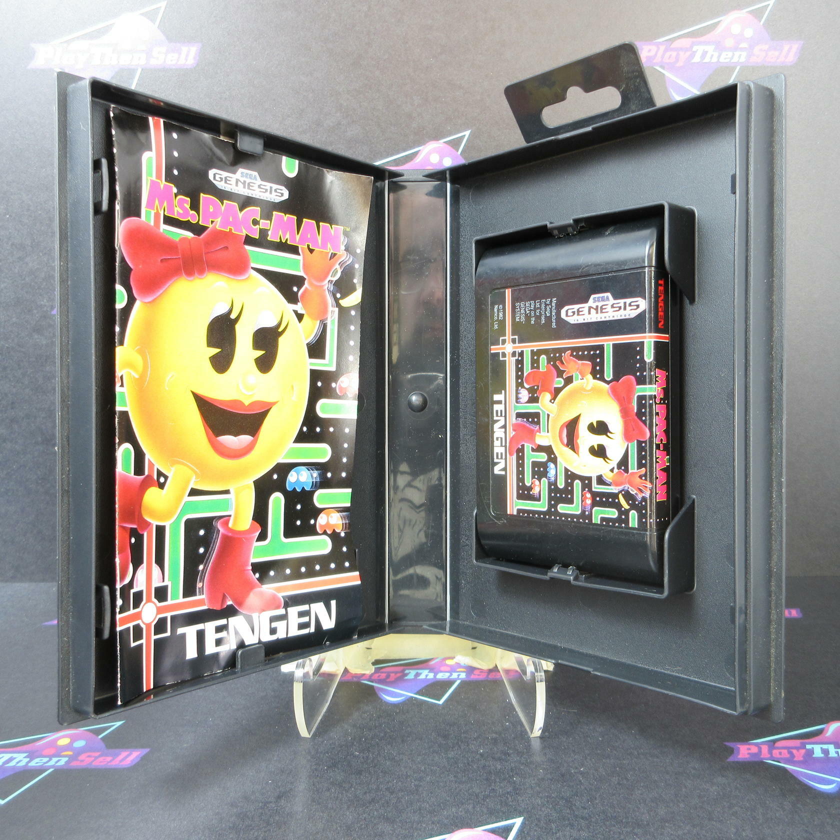 Ms. Pac-man Sega Genesis Boxed Complete CIB - Very Good