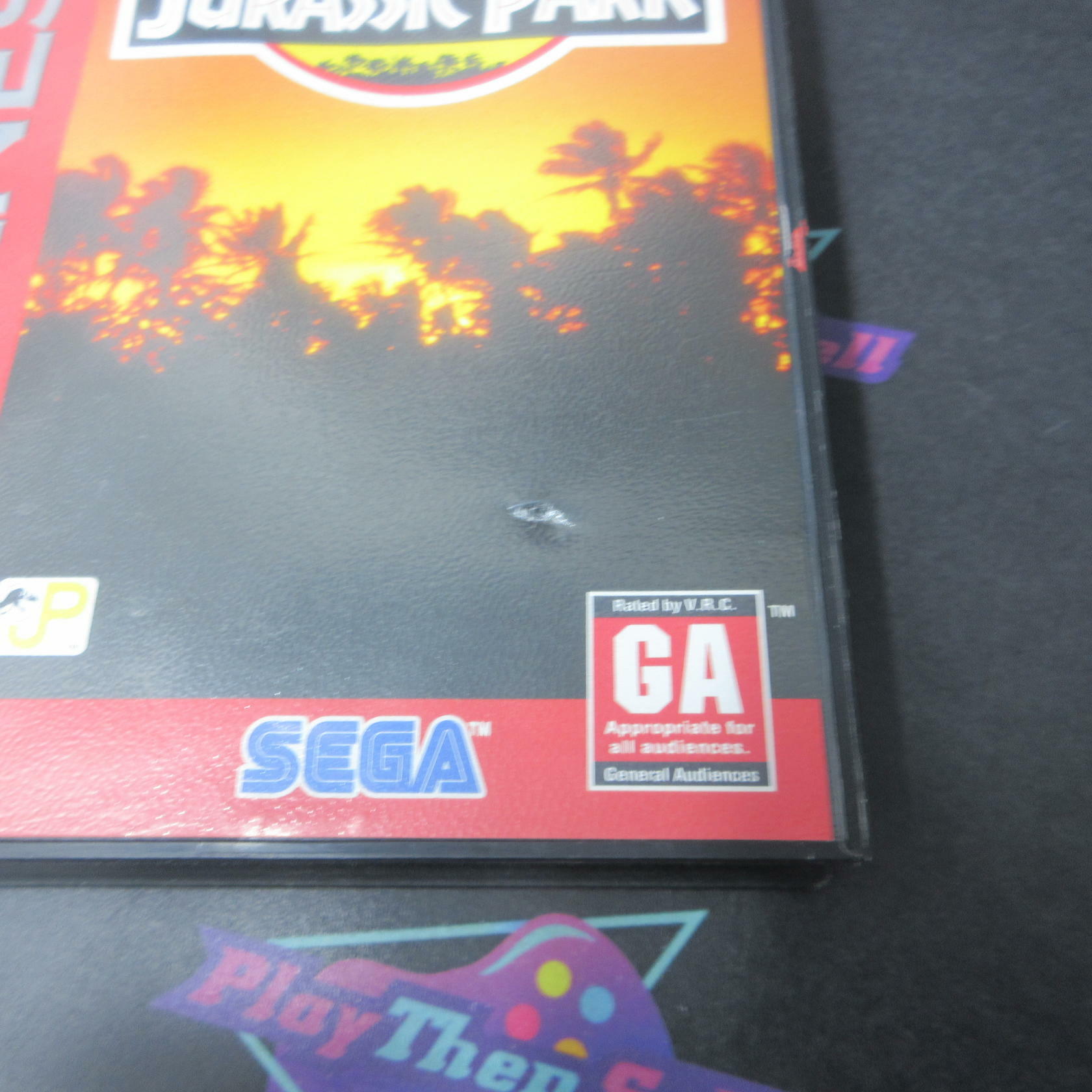 Jurassic Park Sega Genesis Boxed AD/NM Authentic / Tested - Very Good