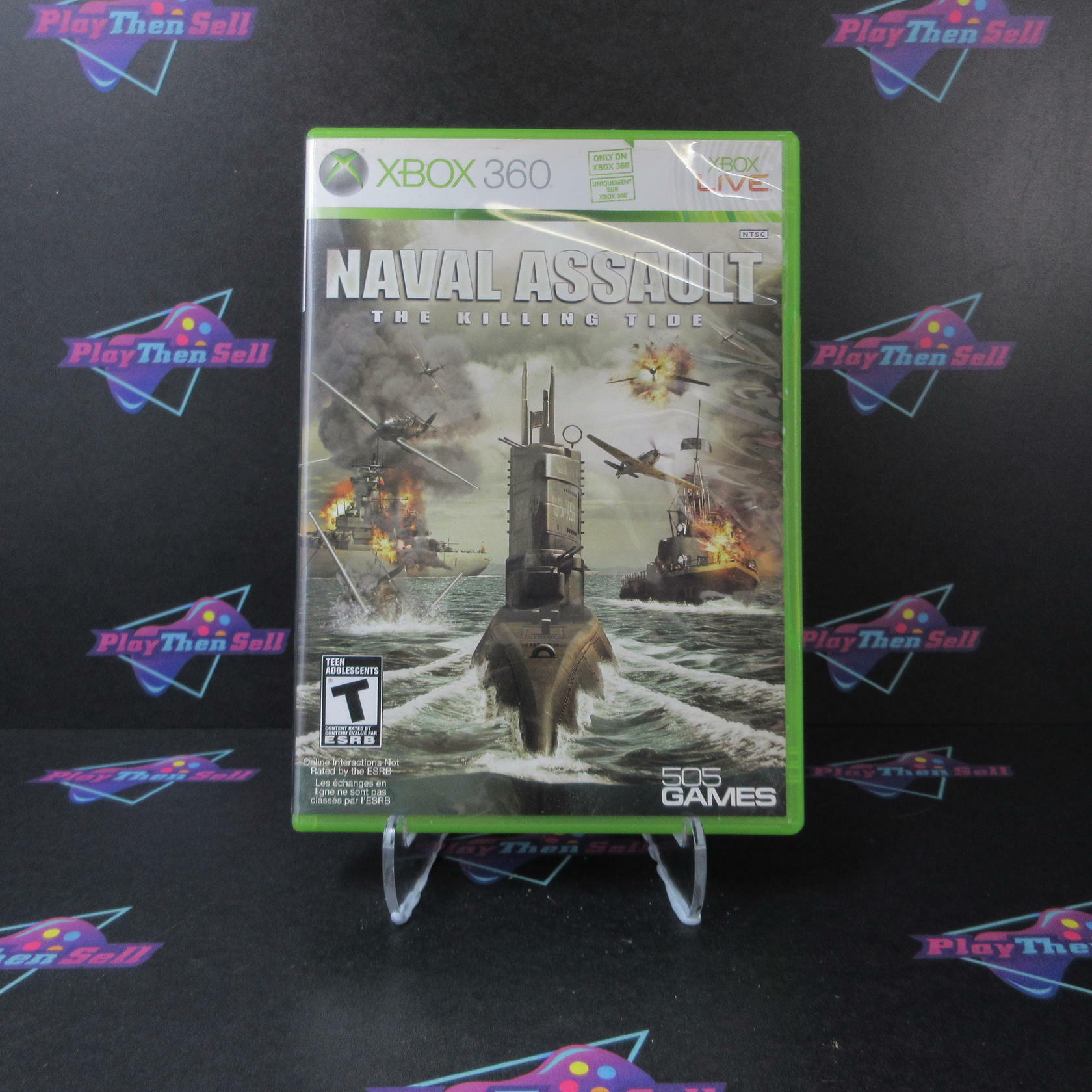 Naval Assault The Killing Tide Xbox 360 AD/NM - Very Good