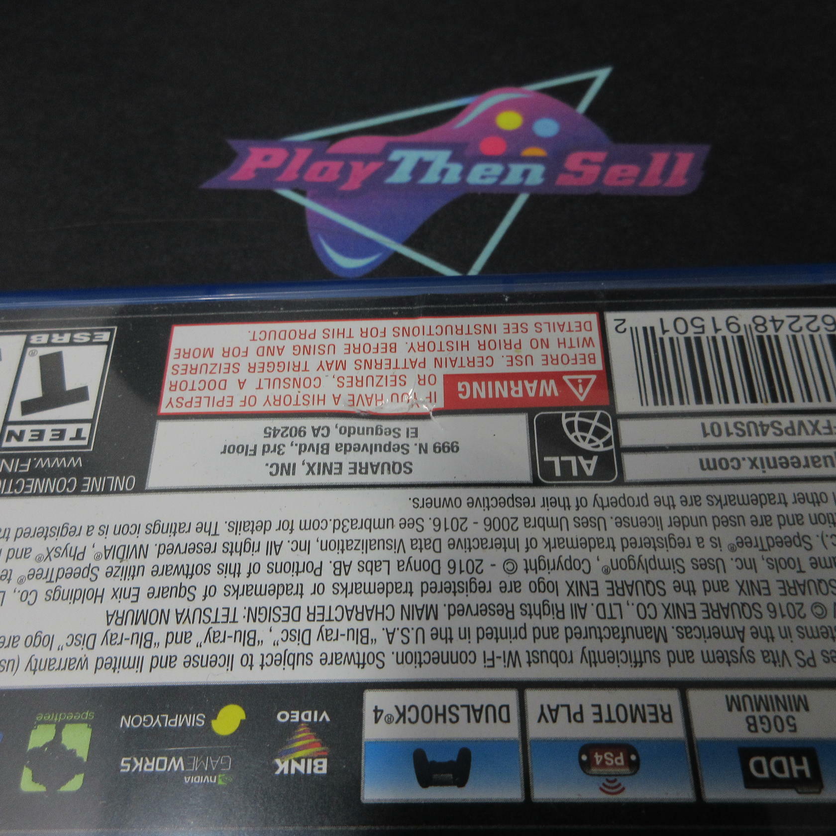 Final Fantasy XV Day One Edition PS4 PlayStation 4 AD - Very Good