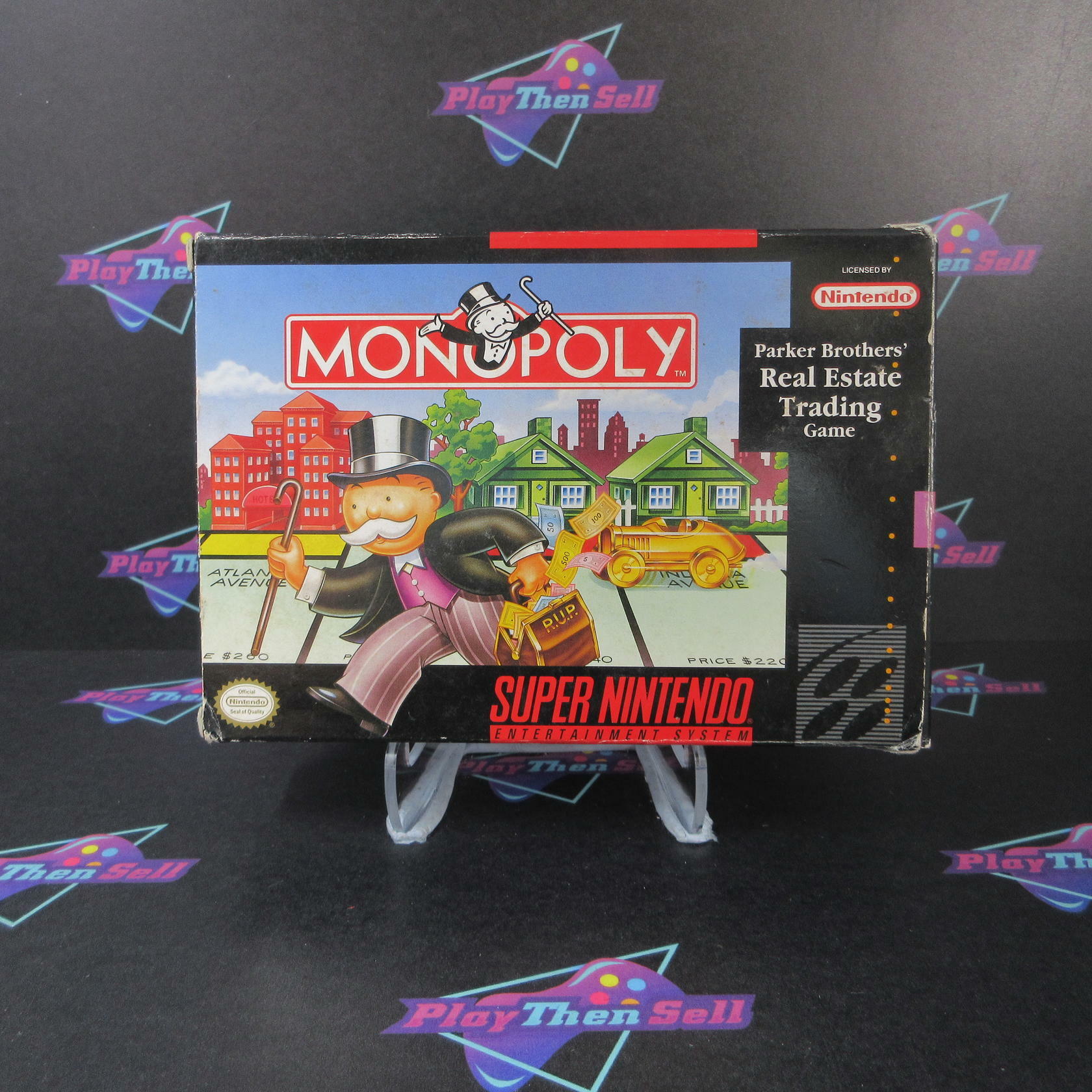 Monopoly Nintendo SNES Boxed Complete CIB - Very Good