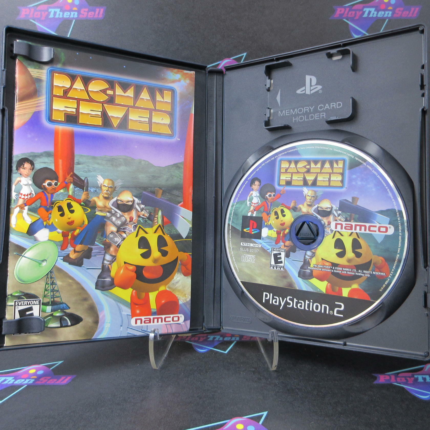 Pac Man Fever + Reg Card PS2 PlayStation 2 AD Complete CIB - Very Good