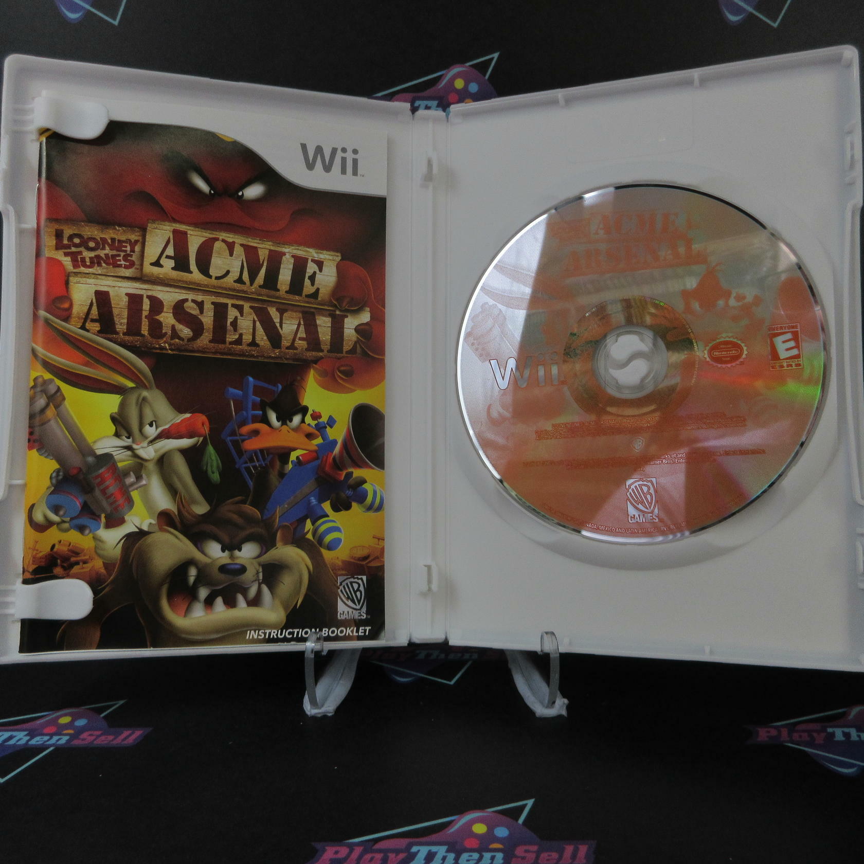 Looney Toons Acme Arsenal Nintendo Wii AD Complete CIB - Very Good