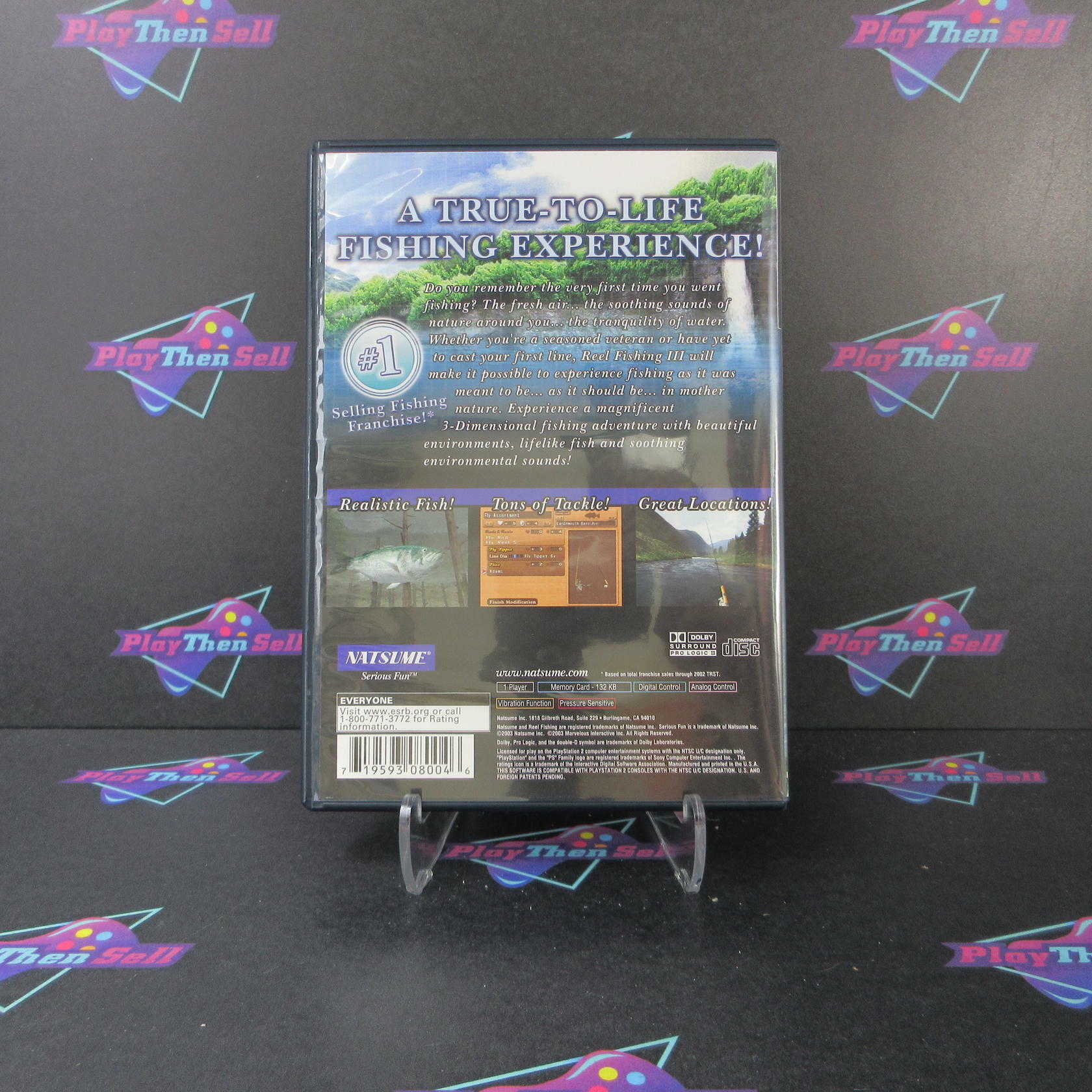 Reel Fishing III PS2 PlayStation 2 + Reg Card - Like New