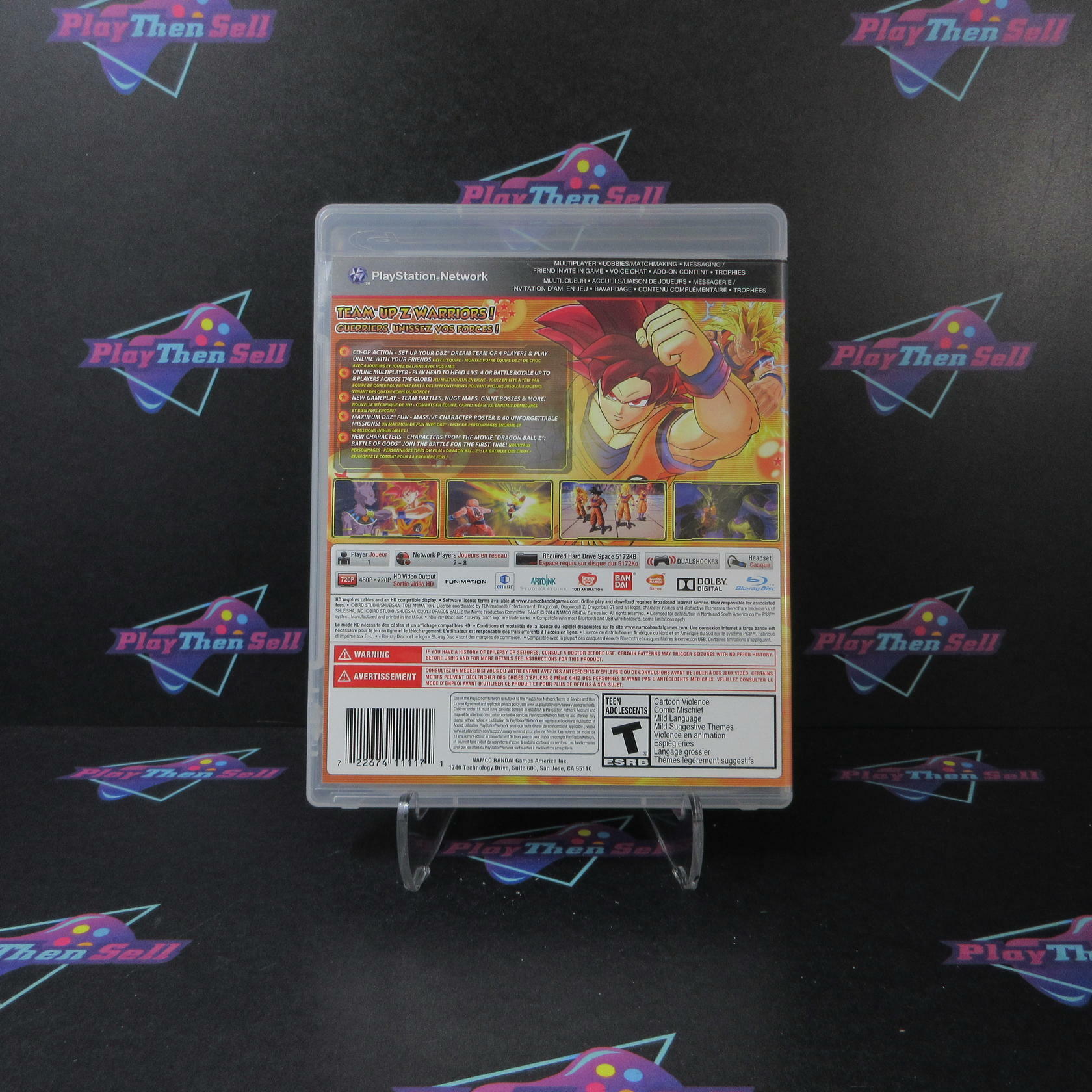 Dragon Ball Z Battle of Z PS3 PlayStation 3 - Like New