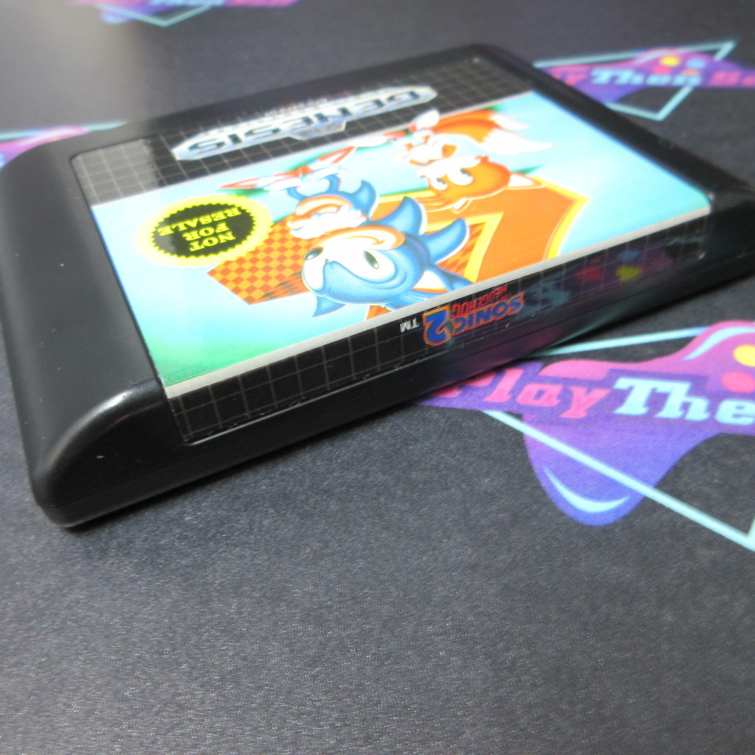 Sonic the Hedgehog 2 Not For Resale Art Sega Genesis AD/CS Complete - Very Good