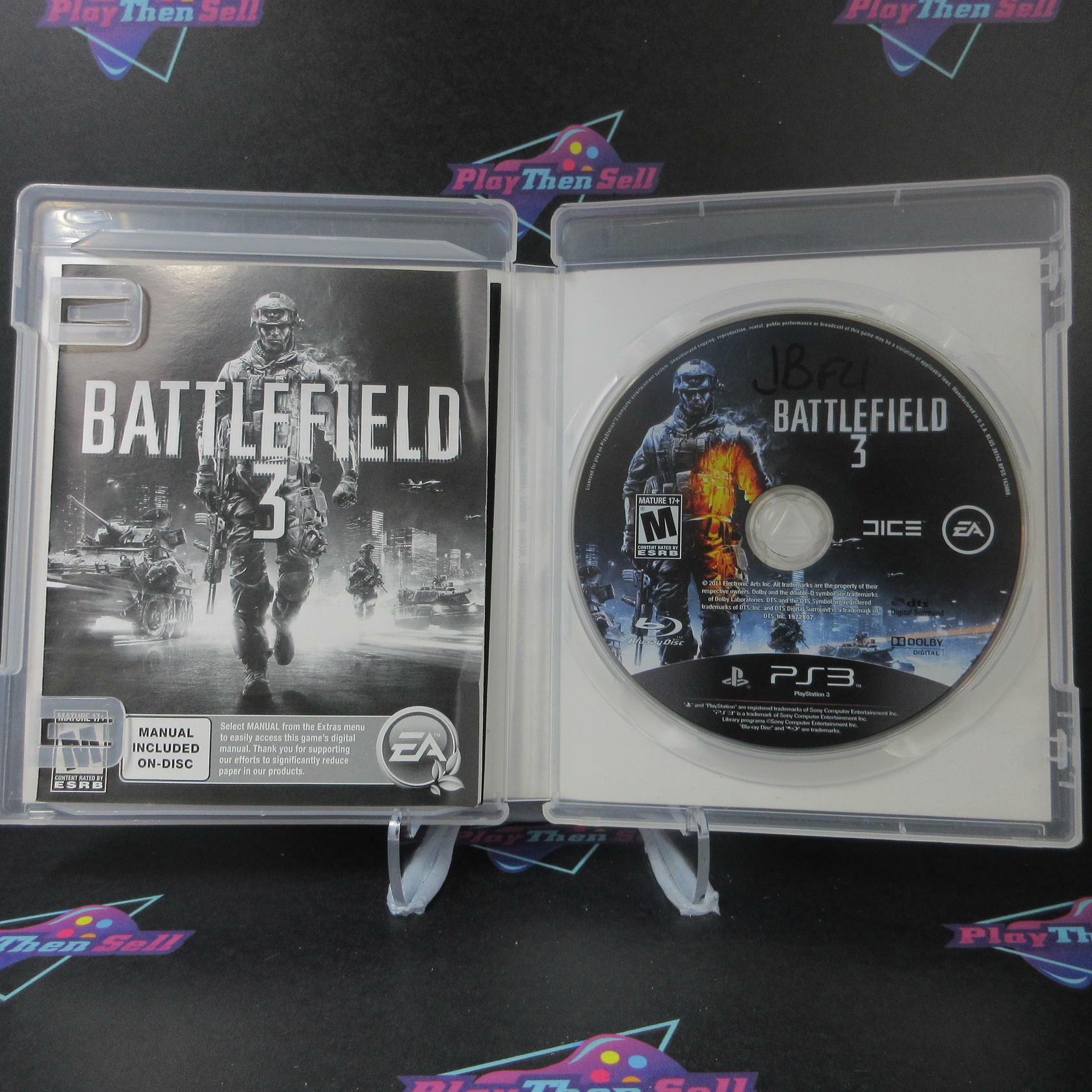 Battlefield 3 PS3 PlayStation 3 AD/DD Complete CIB - Very Good
