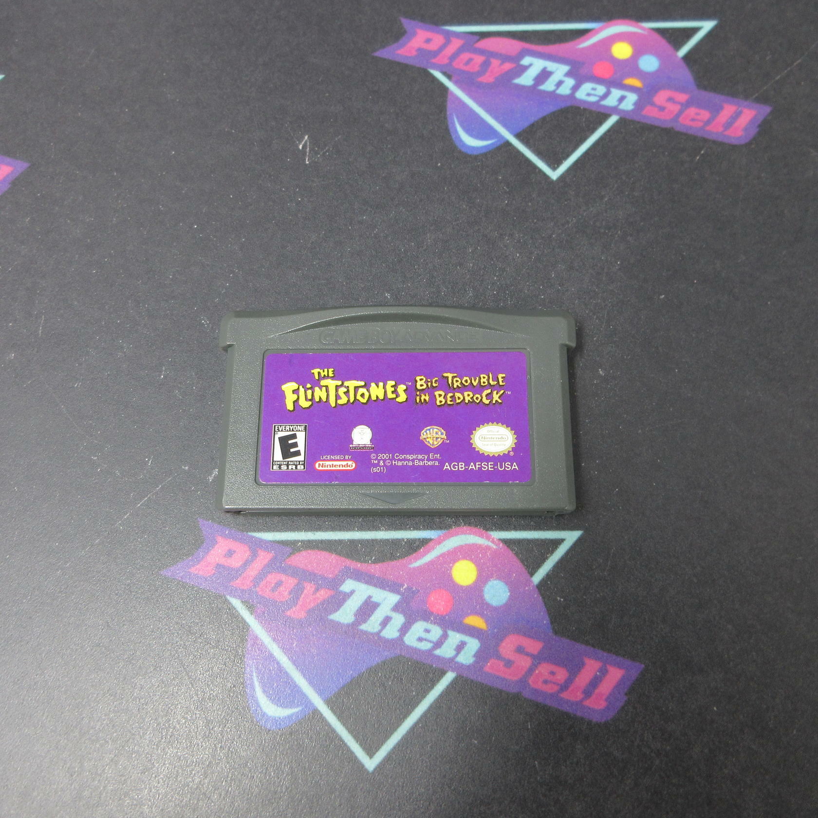 The Flintstones Big Trouble in Bedrock Gameboy Advance Cartridge Only Authentic - Very Good