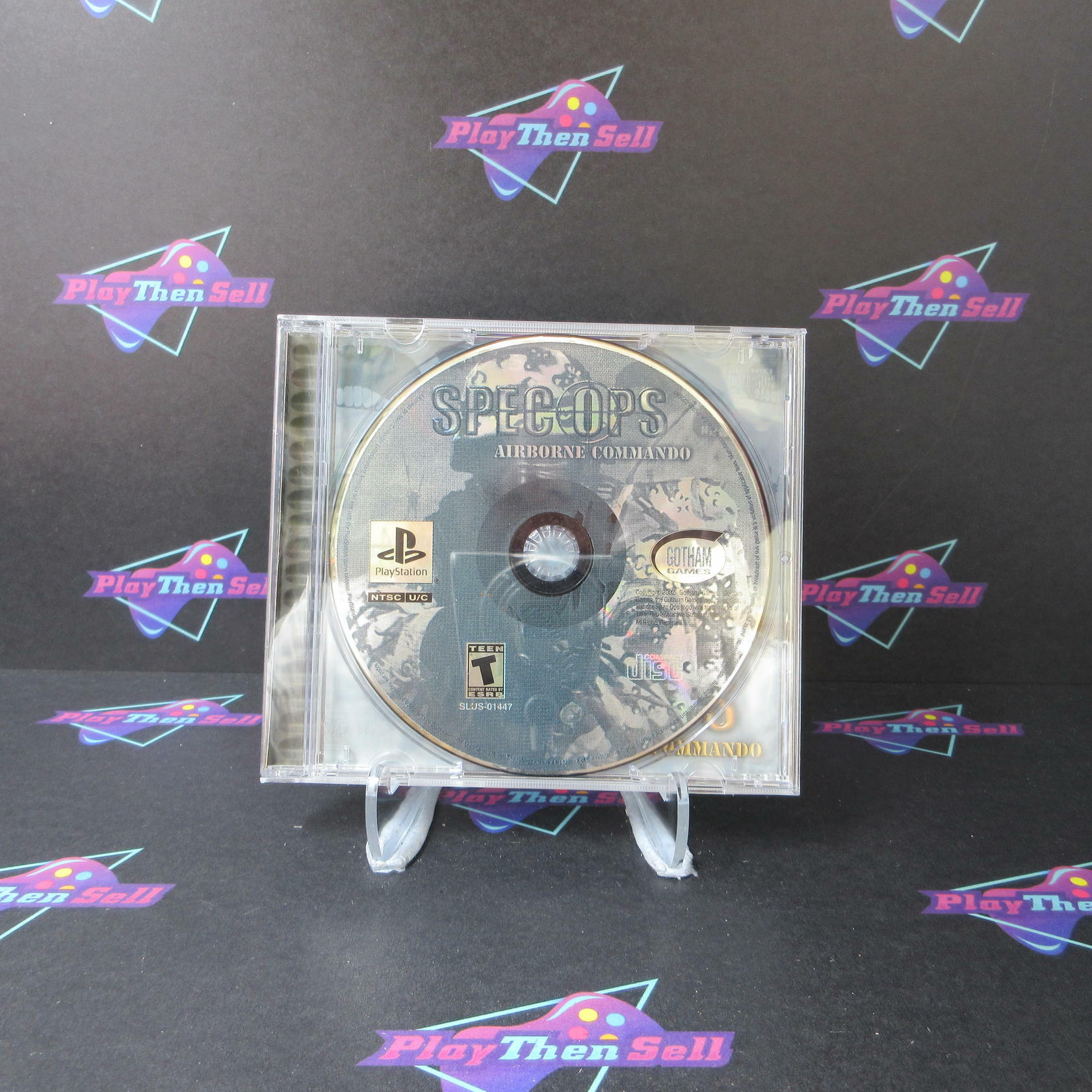 Spec Ops Airborne Commando PS1 PlayStation 1 - Very Good