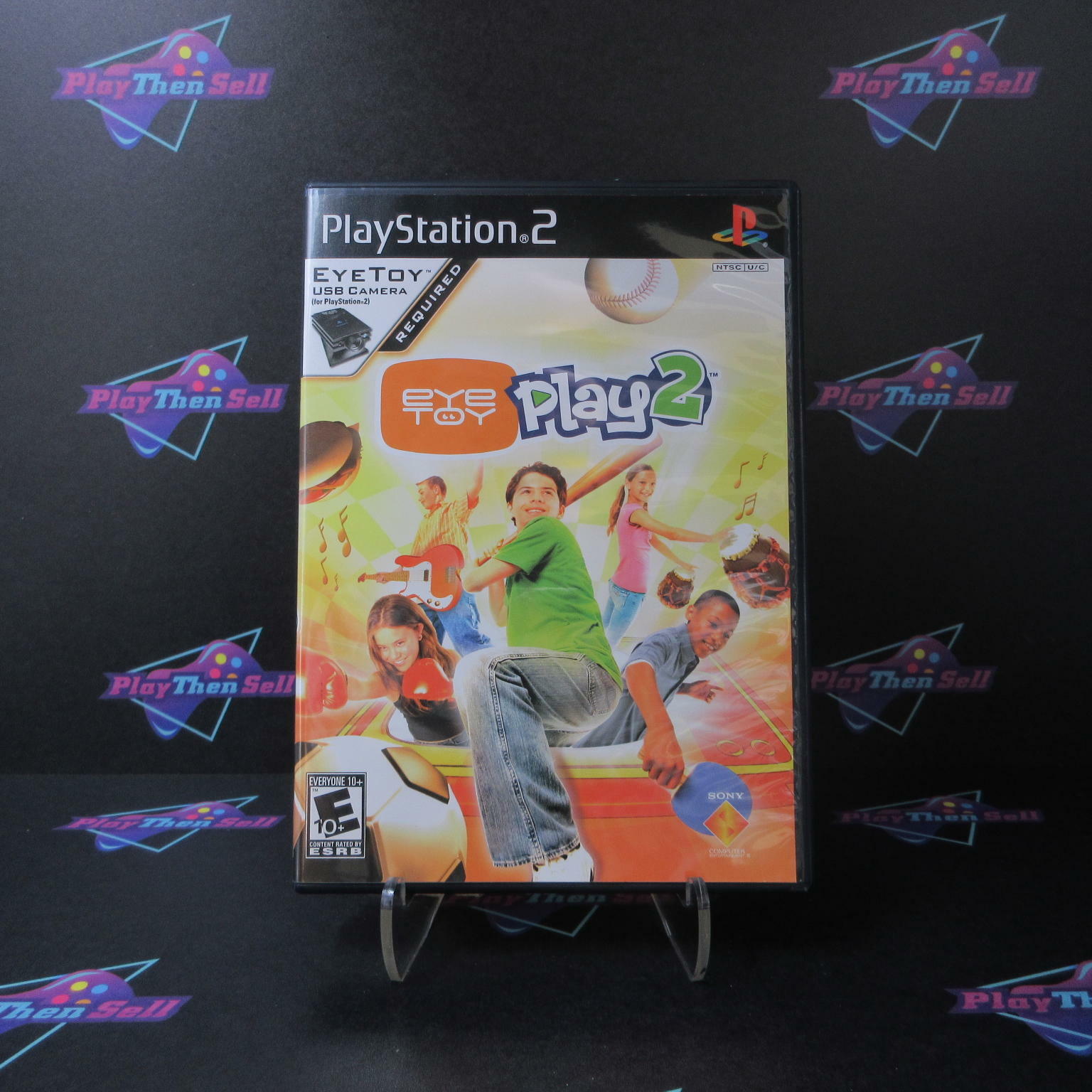 Eye Toy Play 2 PS2 PlayStation 2 + Reg Card - Like New
