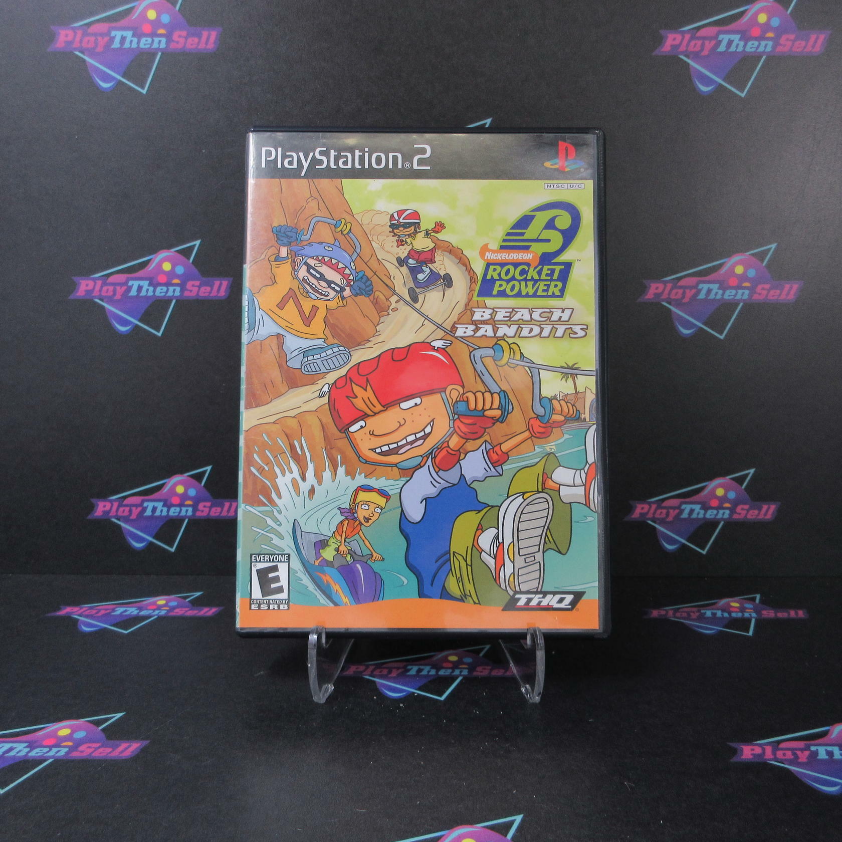 Rocket Power Beach Bandits PS2 PlayStation 2 AD/NM - Very Good
