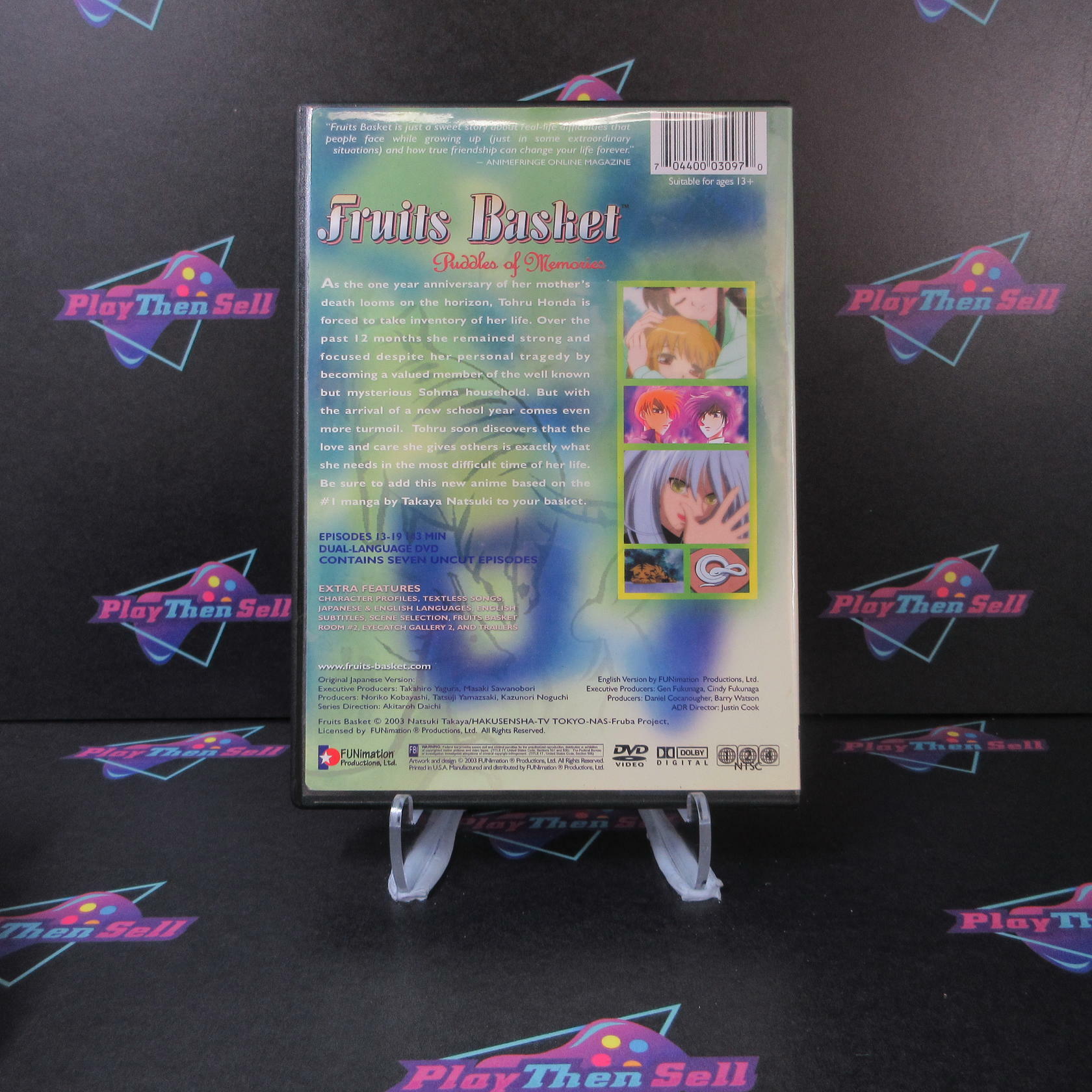 Fruits Basket Volume Three Puddles of Memories - DVD - Good