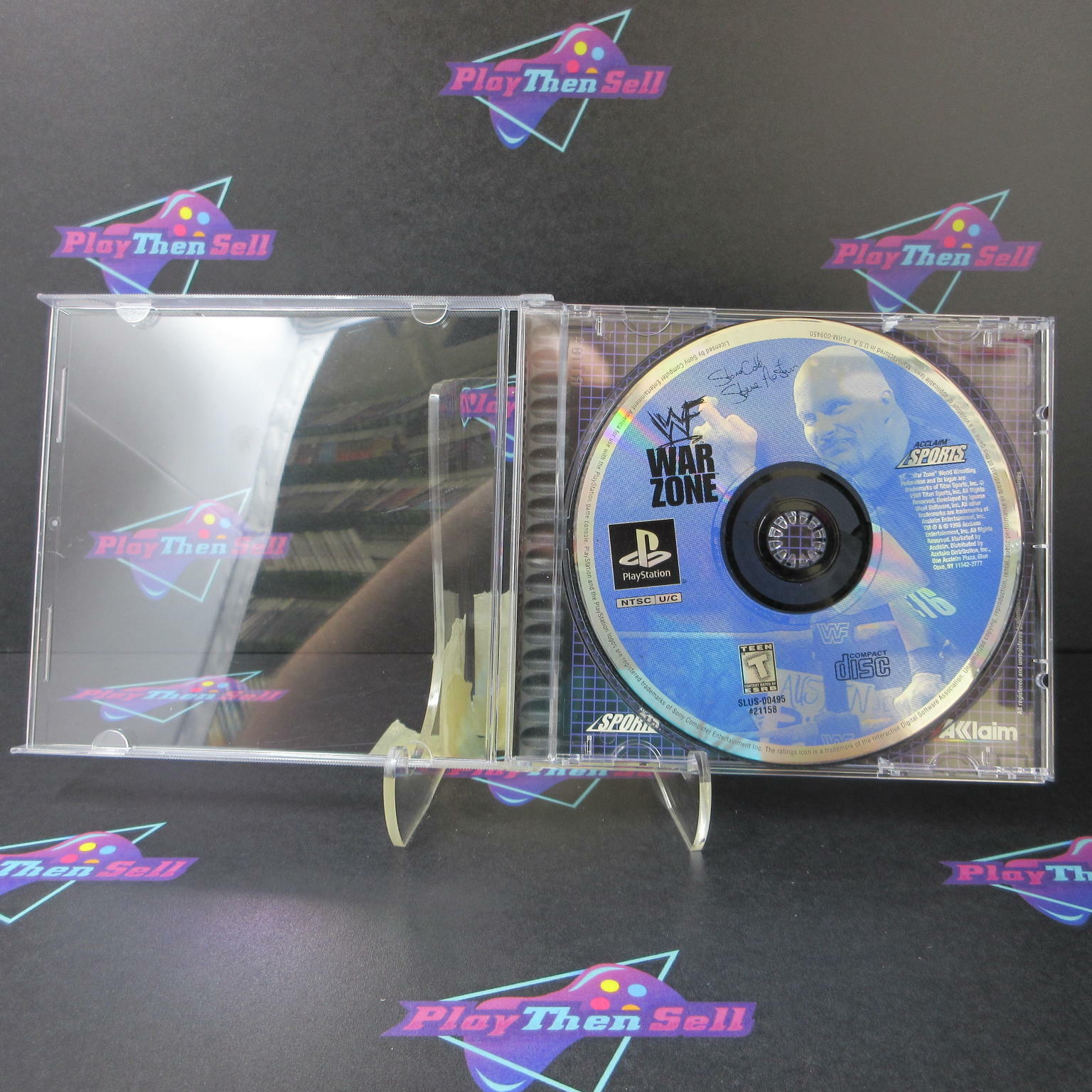 WWF Warzone PS1 PlayStation 1 - Very Good