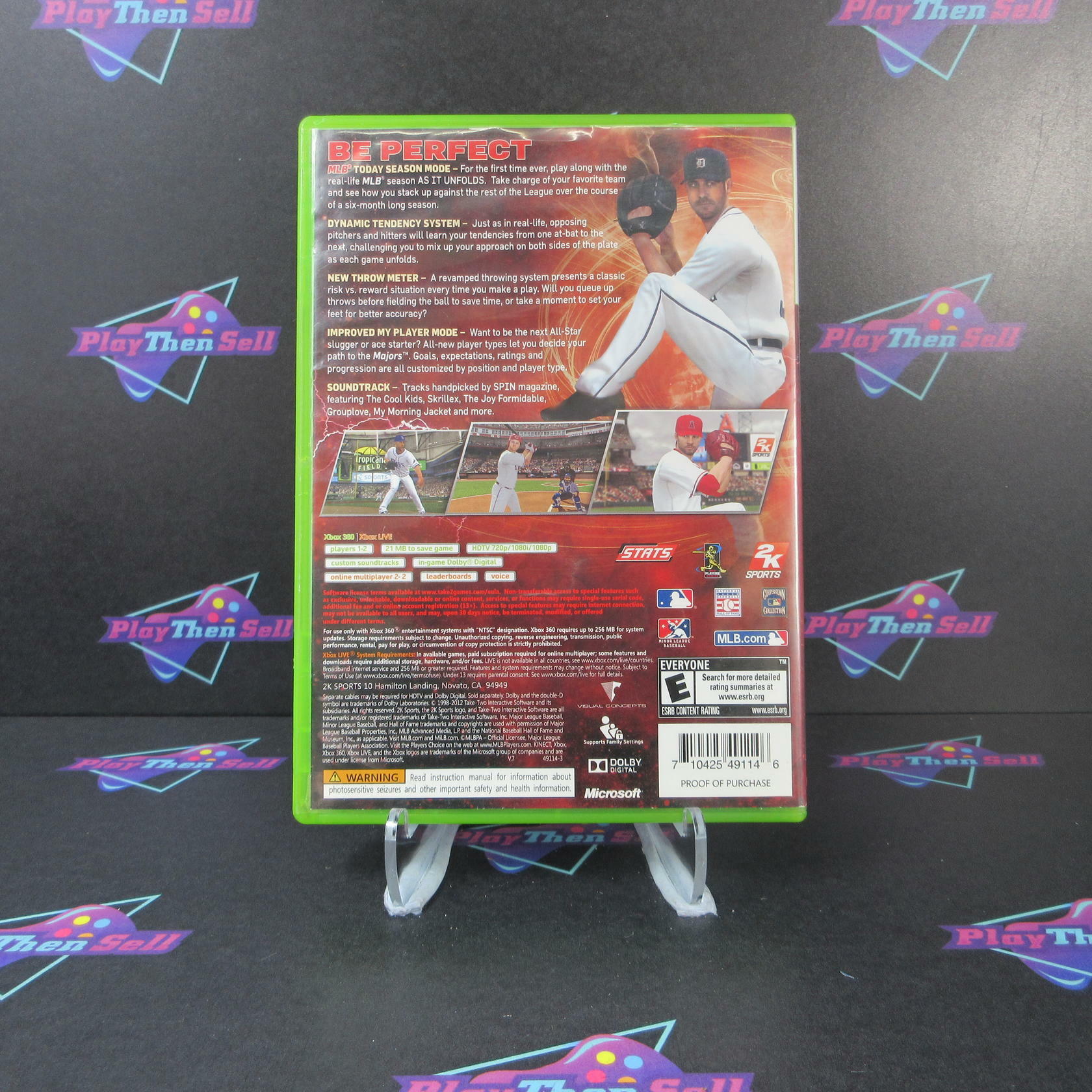 Major League Baseball 2K12 Xbox 360 DD Complete CIB - Very Good