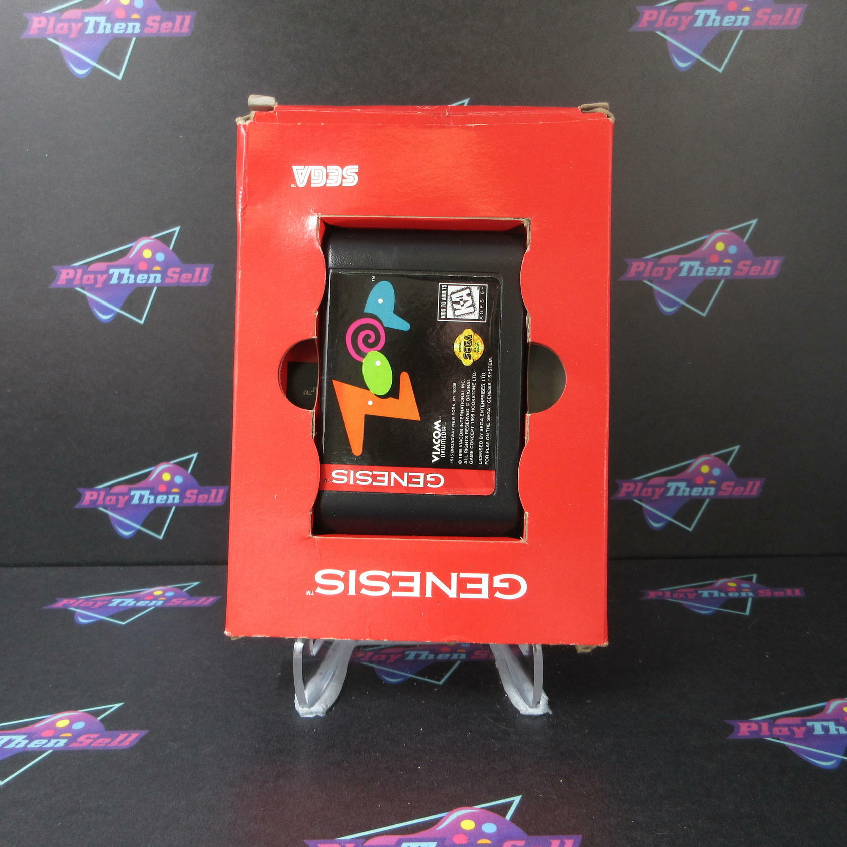 Zoop Sega Genesis Boxed AD Complete CIB - Very Good