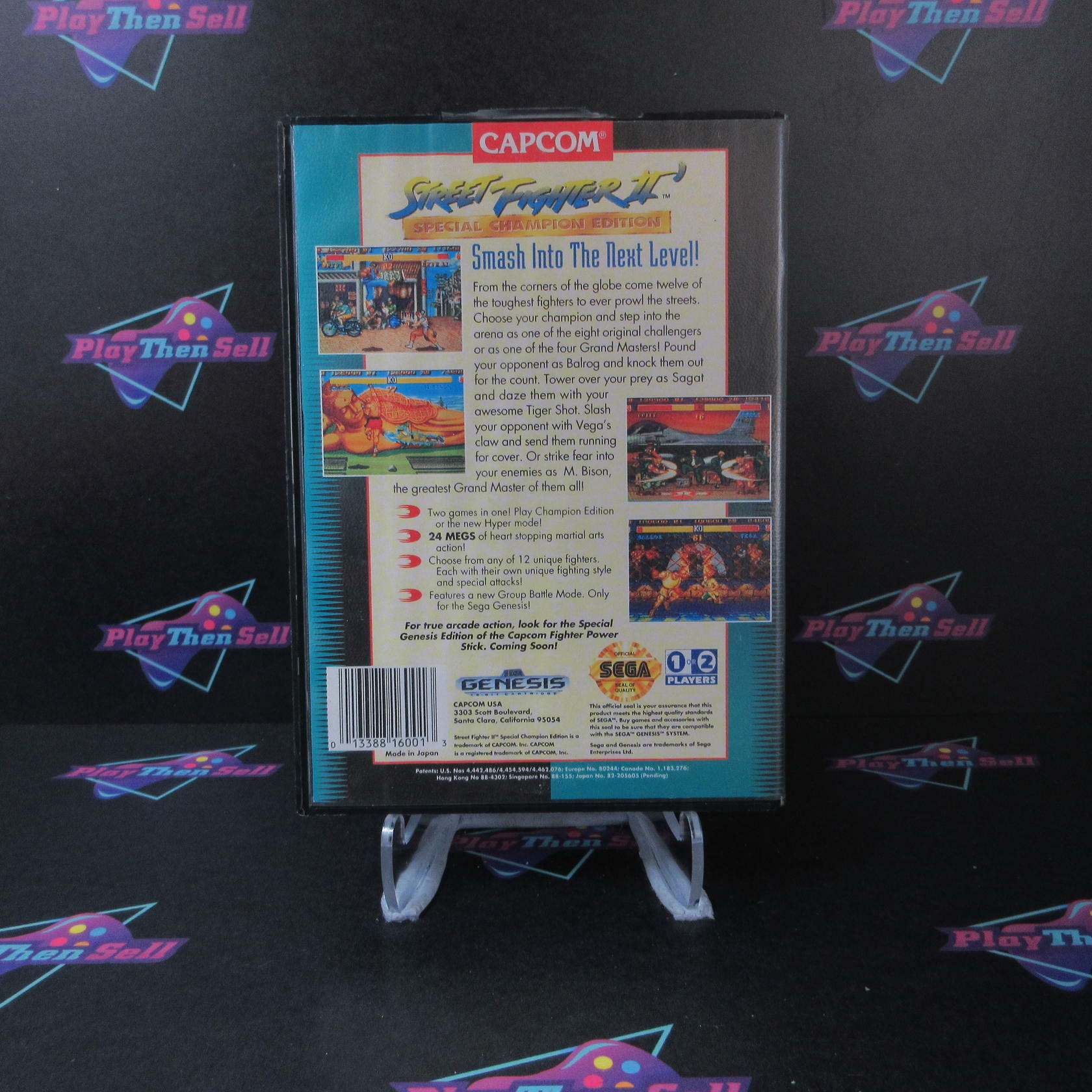 Street Fighter II Special Champion Edition Boxed Sega Genesis NM Tested - Very Good