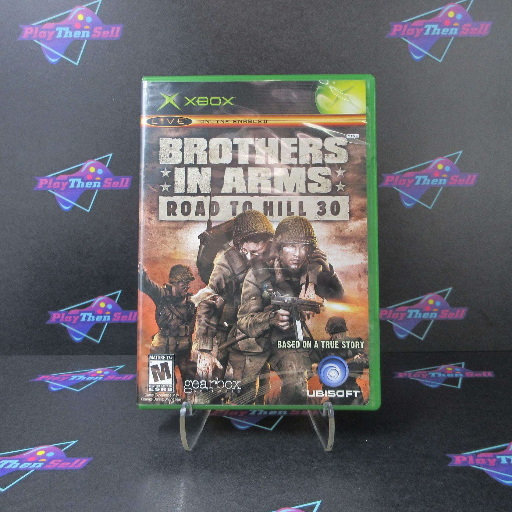 Brothers in Arms Road to Hill 30 Xbox + Map - Very Good