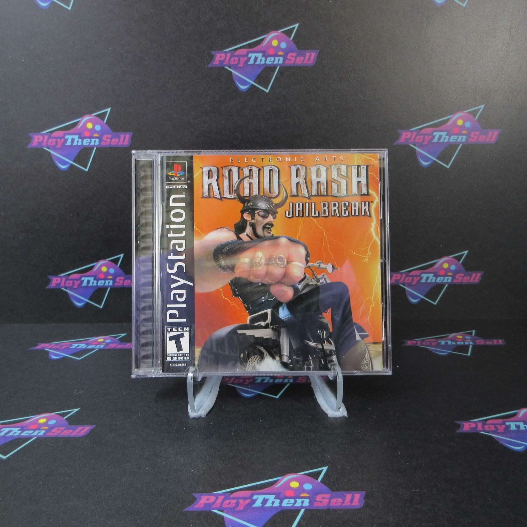 Road Rash Jailbreak PS1 PlayStation 1 + Reg Card - Like New
