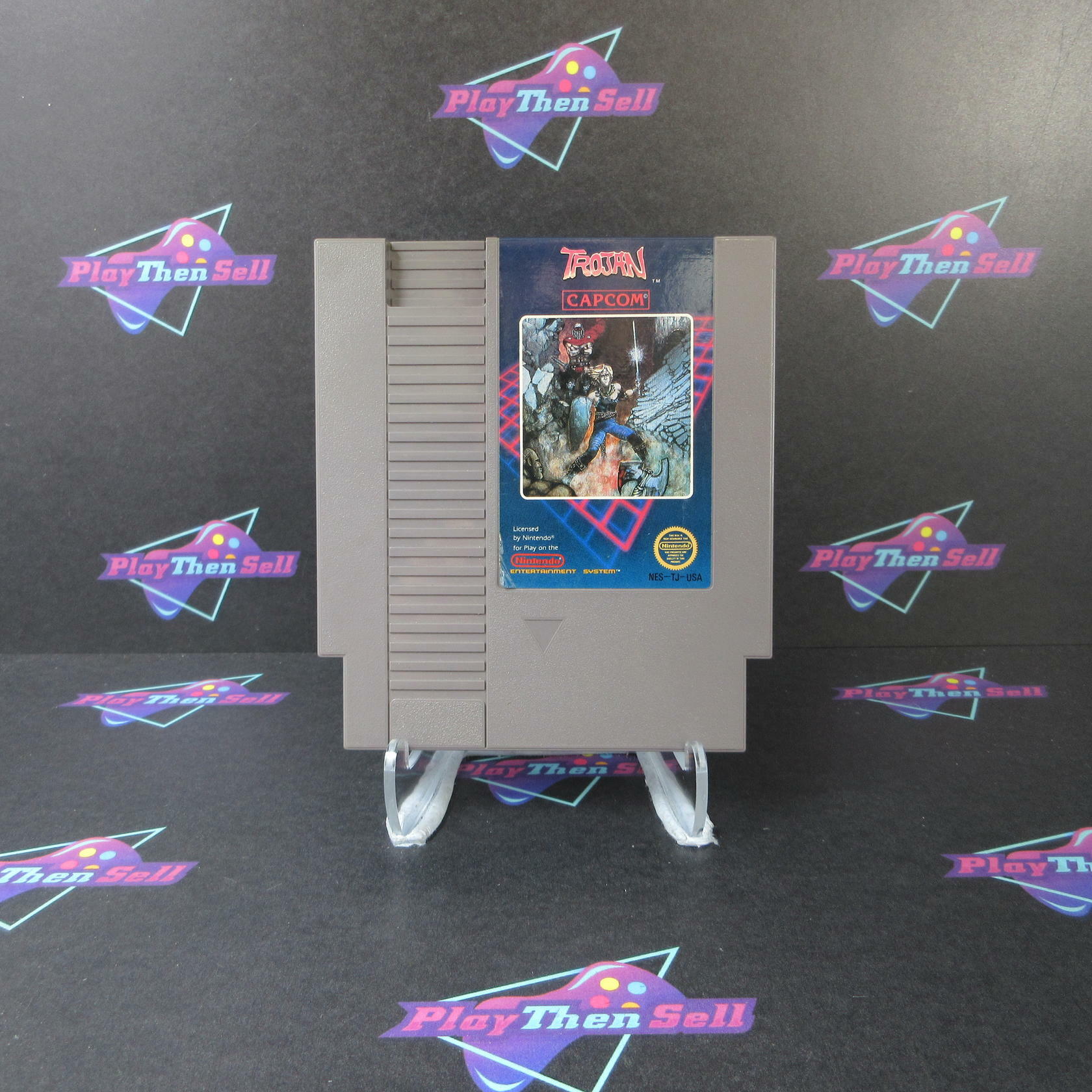 Trojan NES Nintendo Cartridge Only AD Authentic / Tested - Very Good