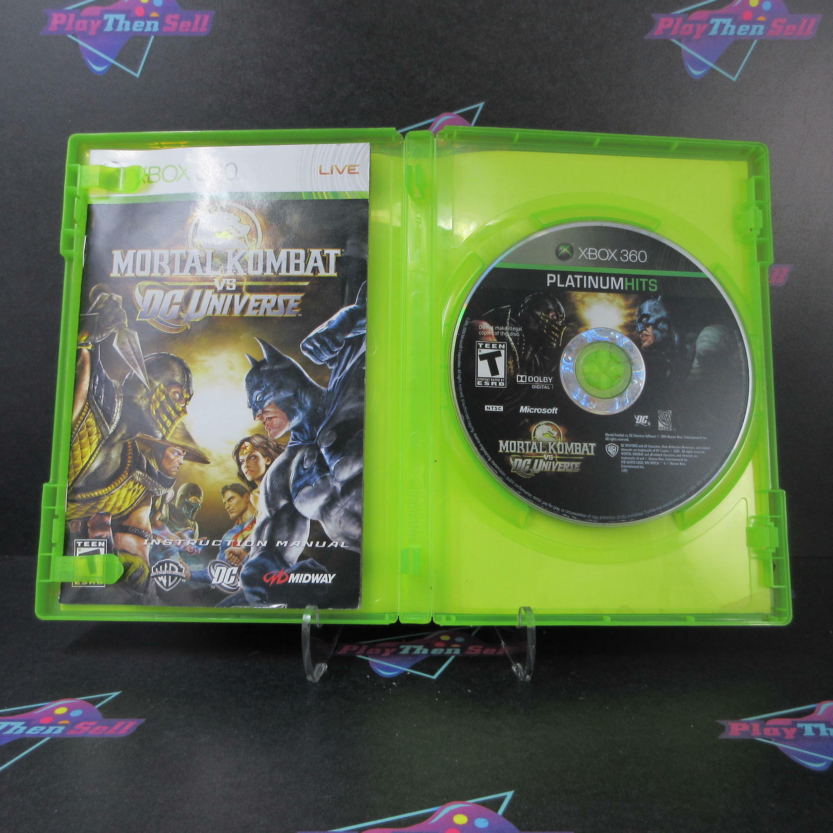 Mortal Kombat vs. DC Universe PH Disc Xbox 360 AD Complete CIB - Very Good