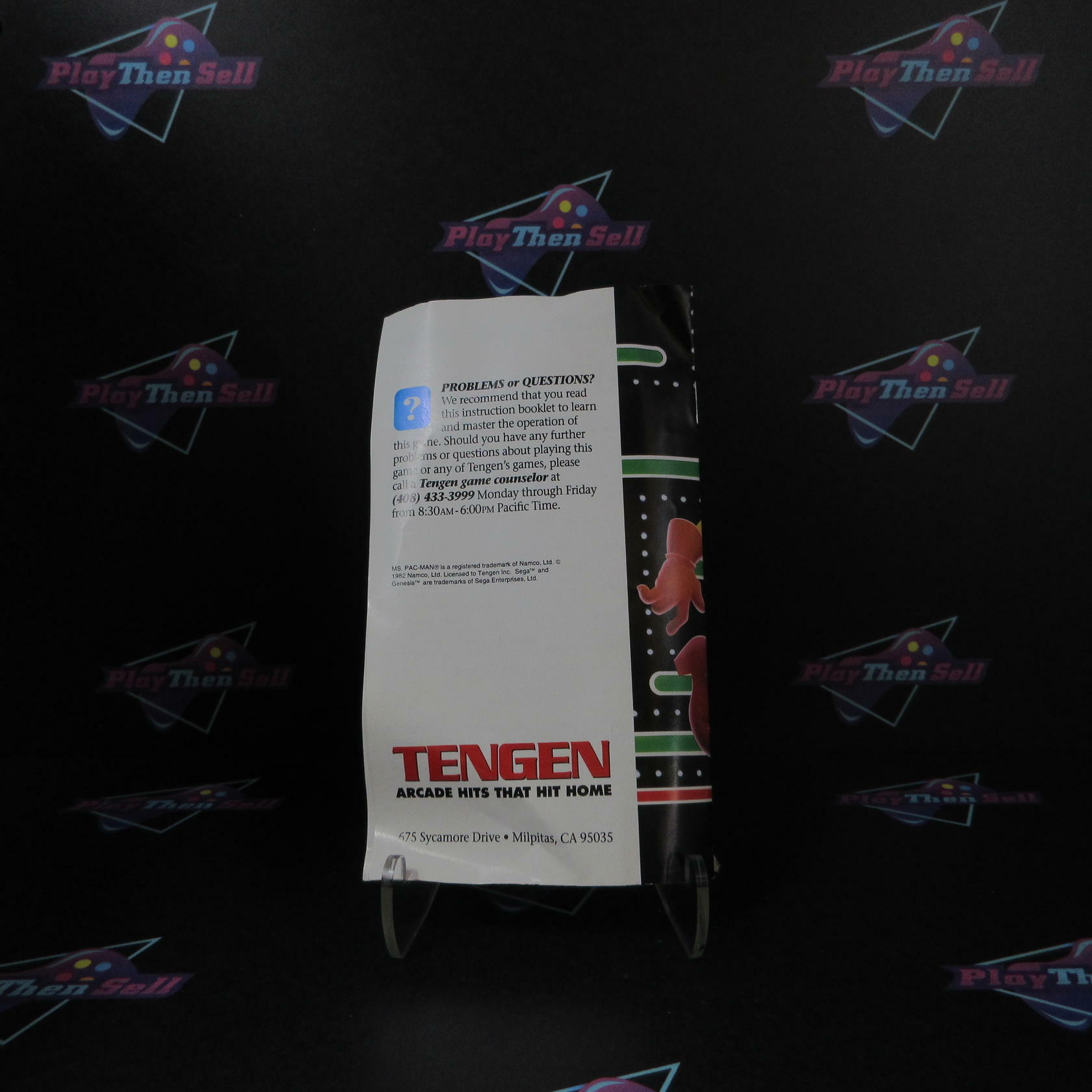 Ms. Pac-man Sega Genesis Boxed Complete CIB - Very Good