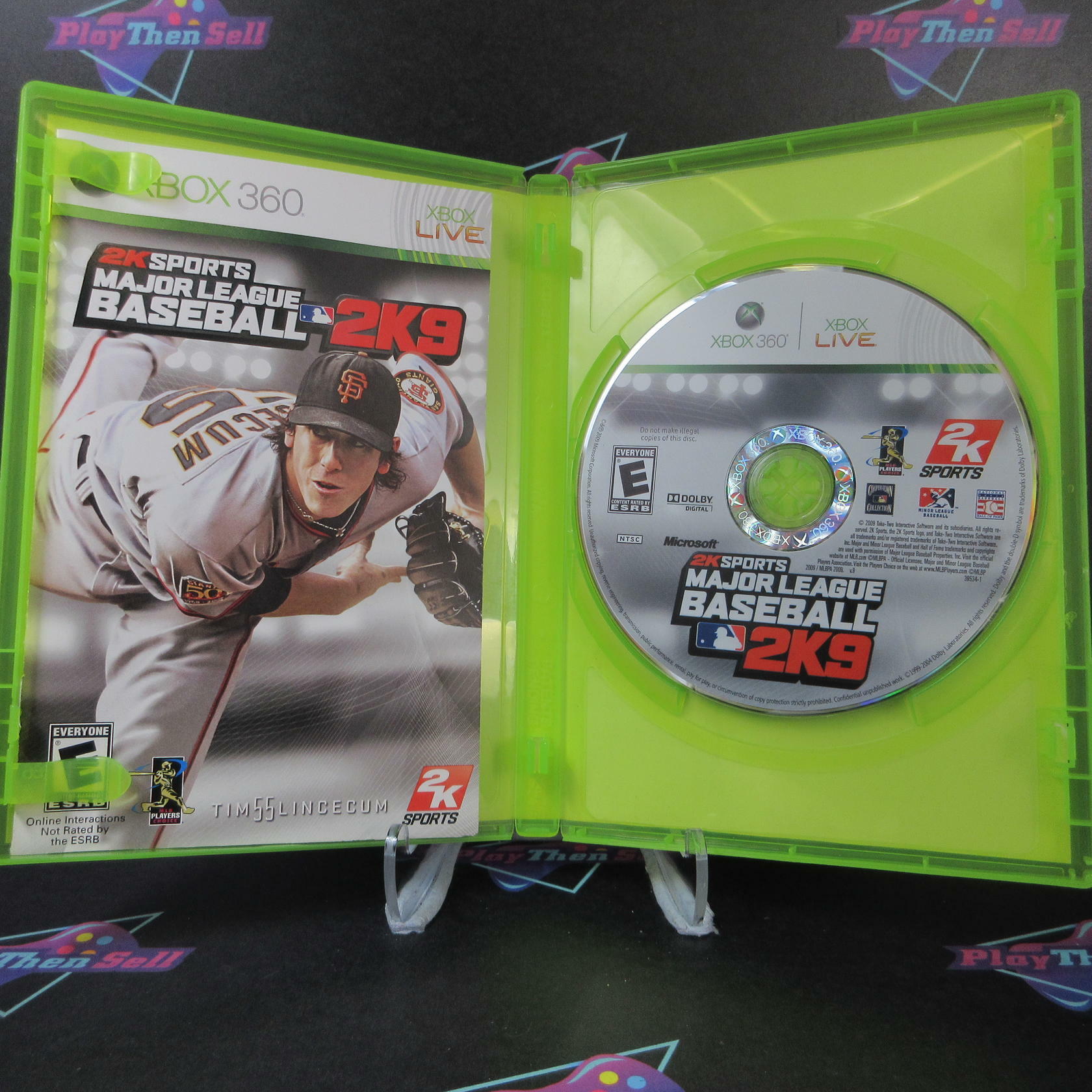 MLB 2K9 Xbox 360 AD Complete CIB - Very Good