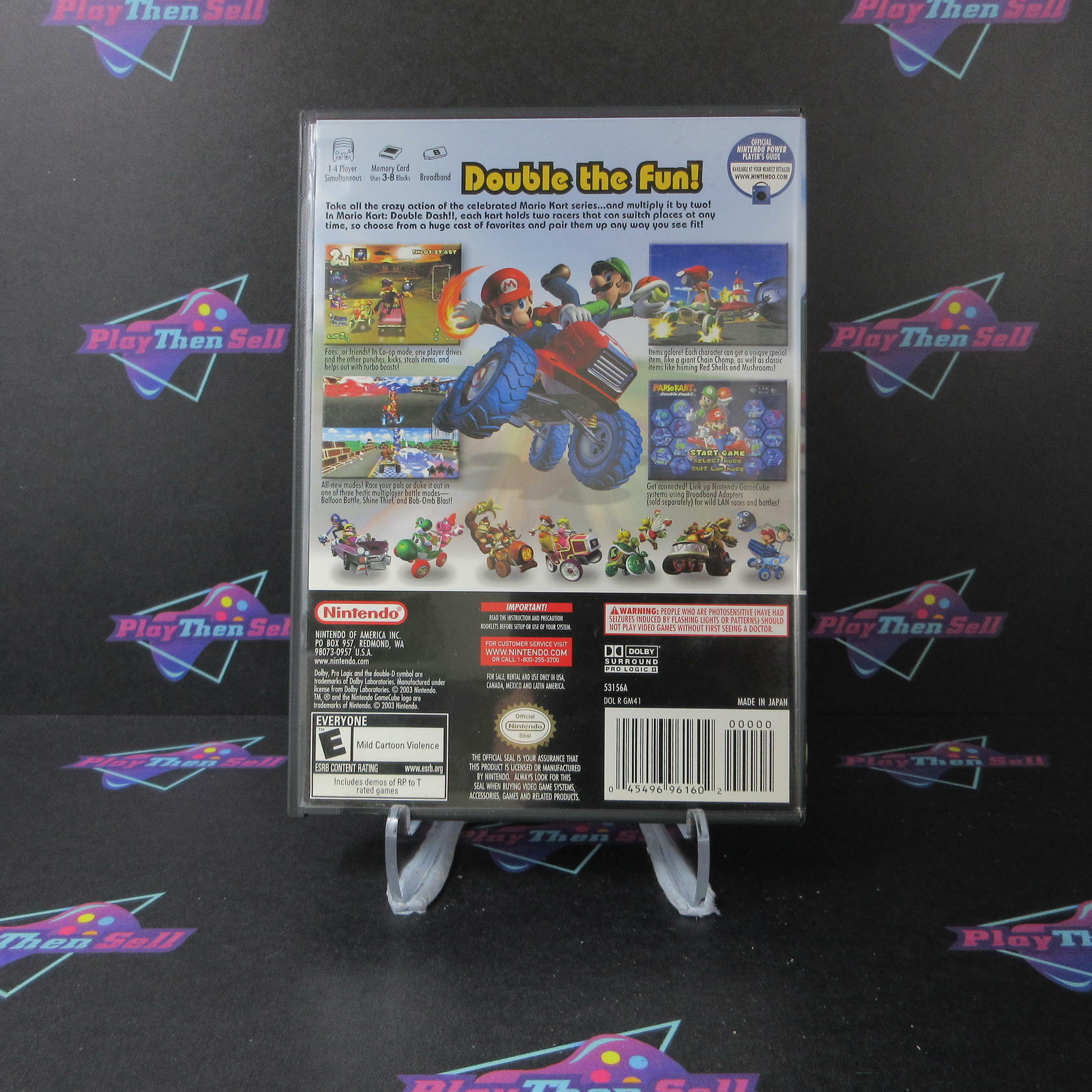 Mario Kart Double Dash + Bonus Disc Nintendo GameCube AD/NM - Very Good