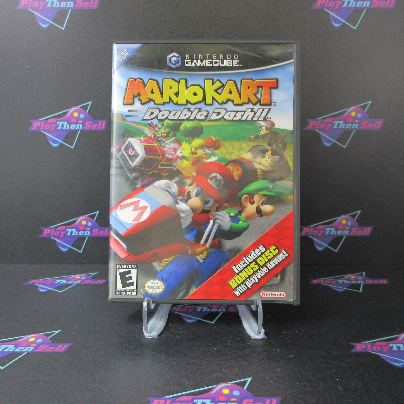 Mario Kart Double Dash + Bonus Disc Nintendo GameCube AD/NM - Very Good