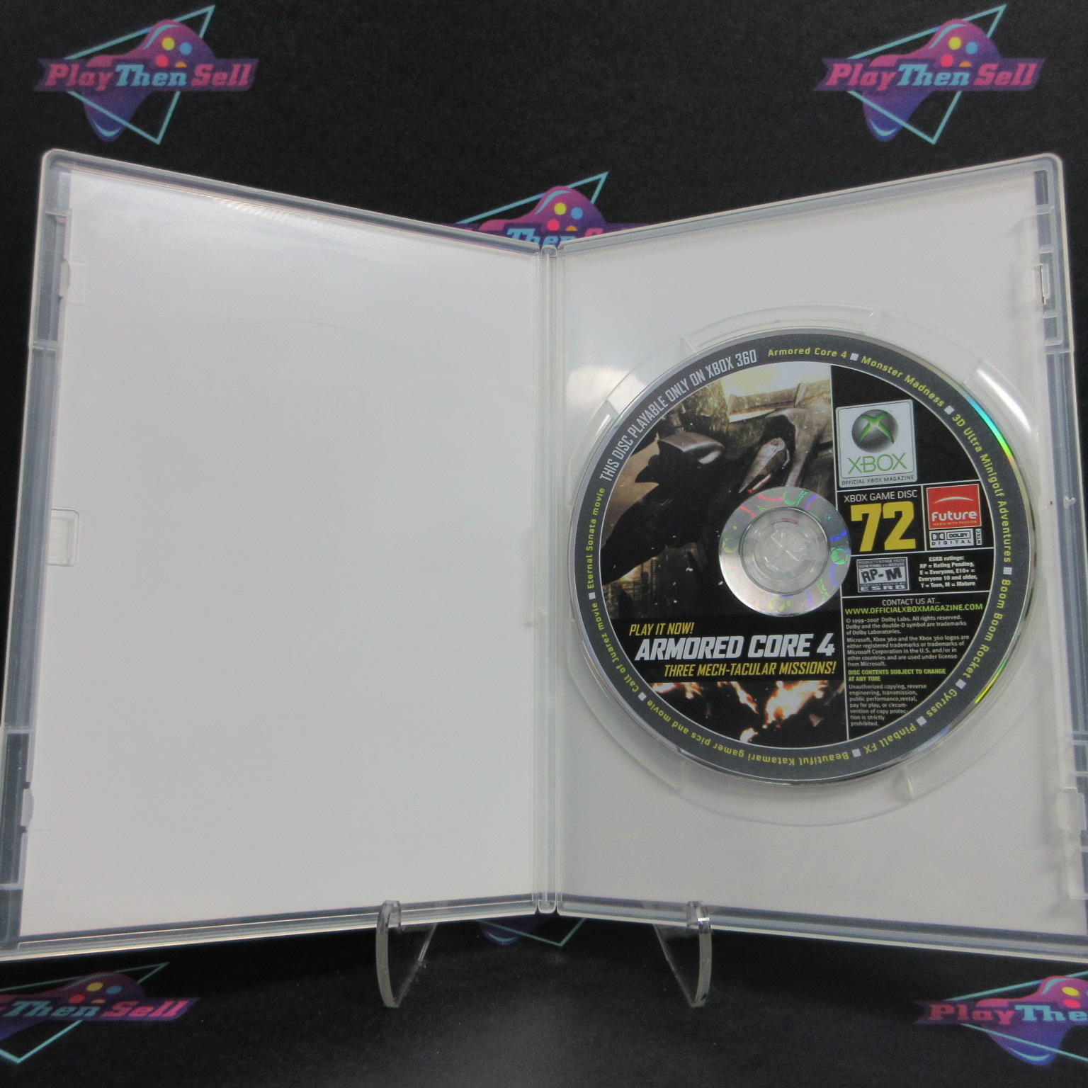 Official Xbox Magazine July 2007 Disc #72 Xbox 360 - Like New